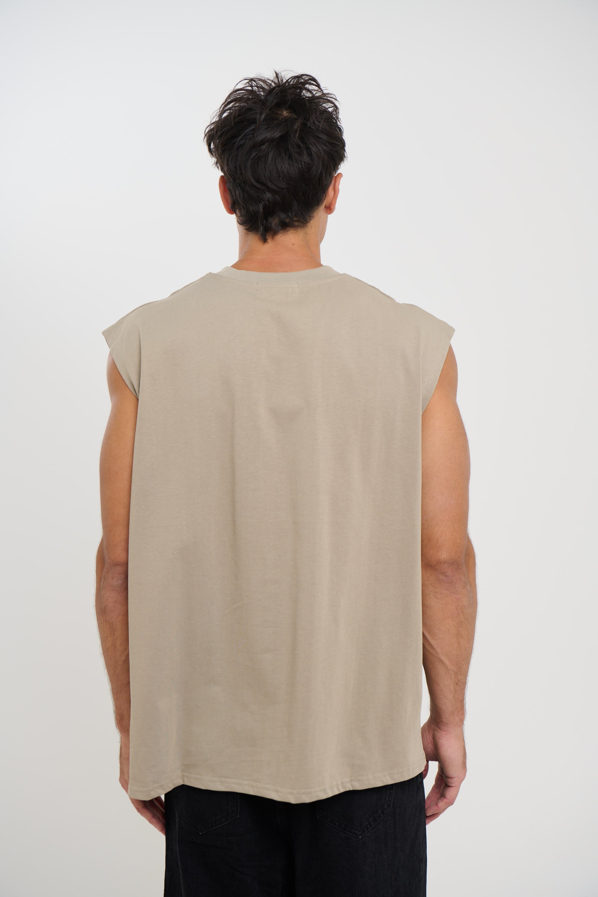 Rosco Crew Neck Tank Army