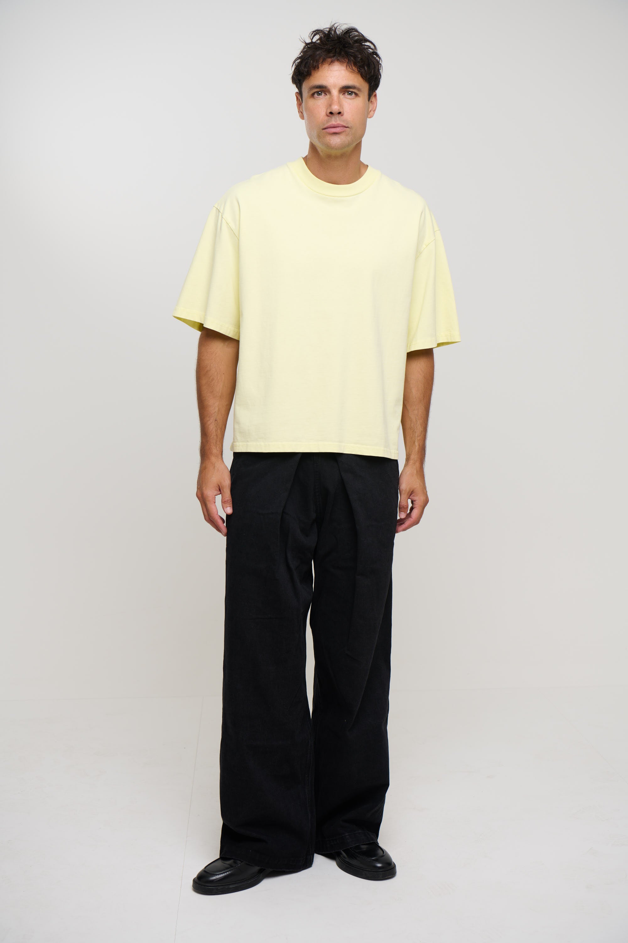 Emmett Box Tee Lemon