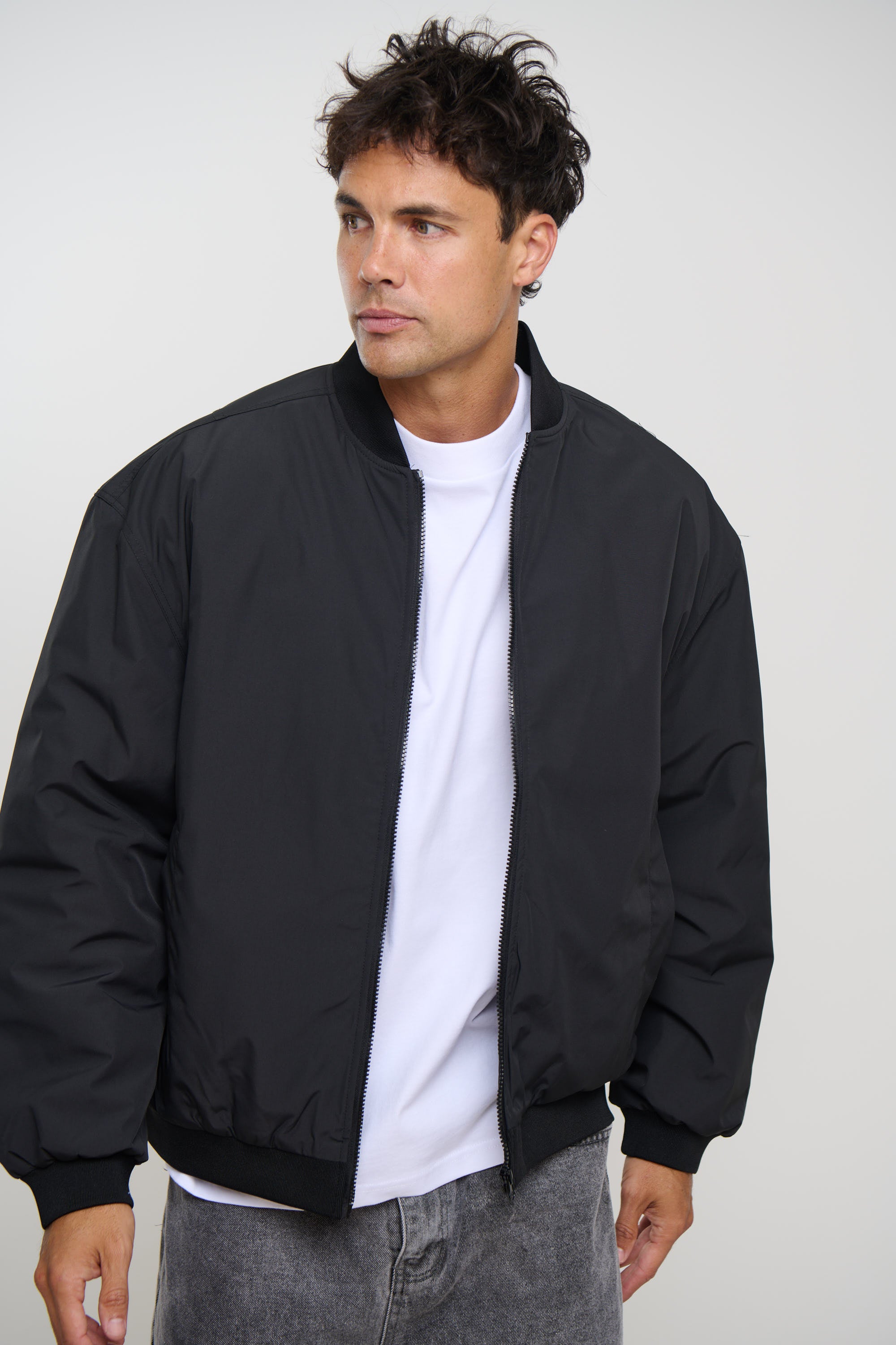 Kane Bomber Jacket Black