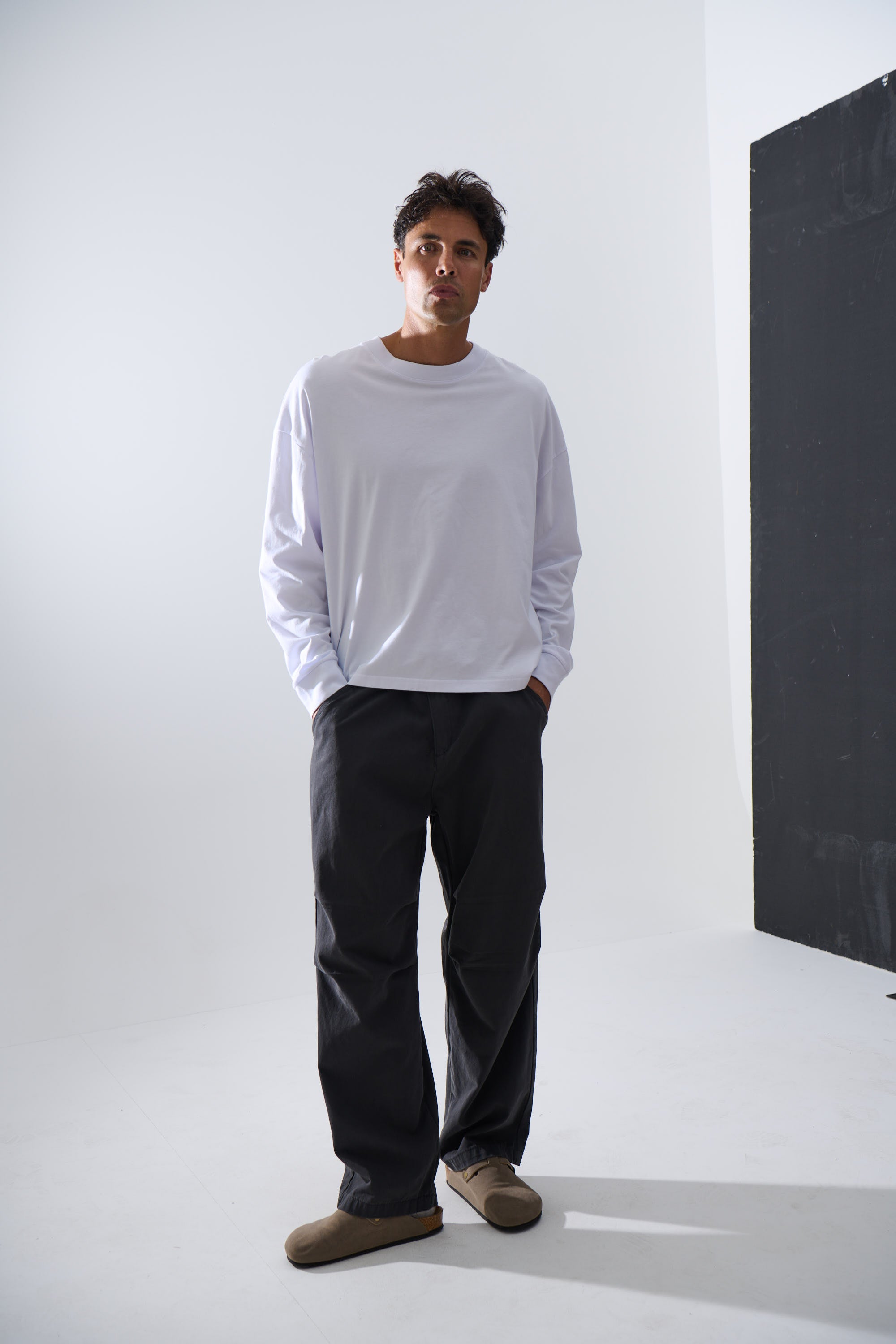 Cotton Long Sleeve White