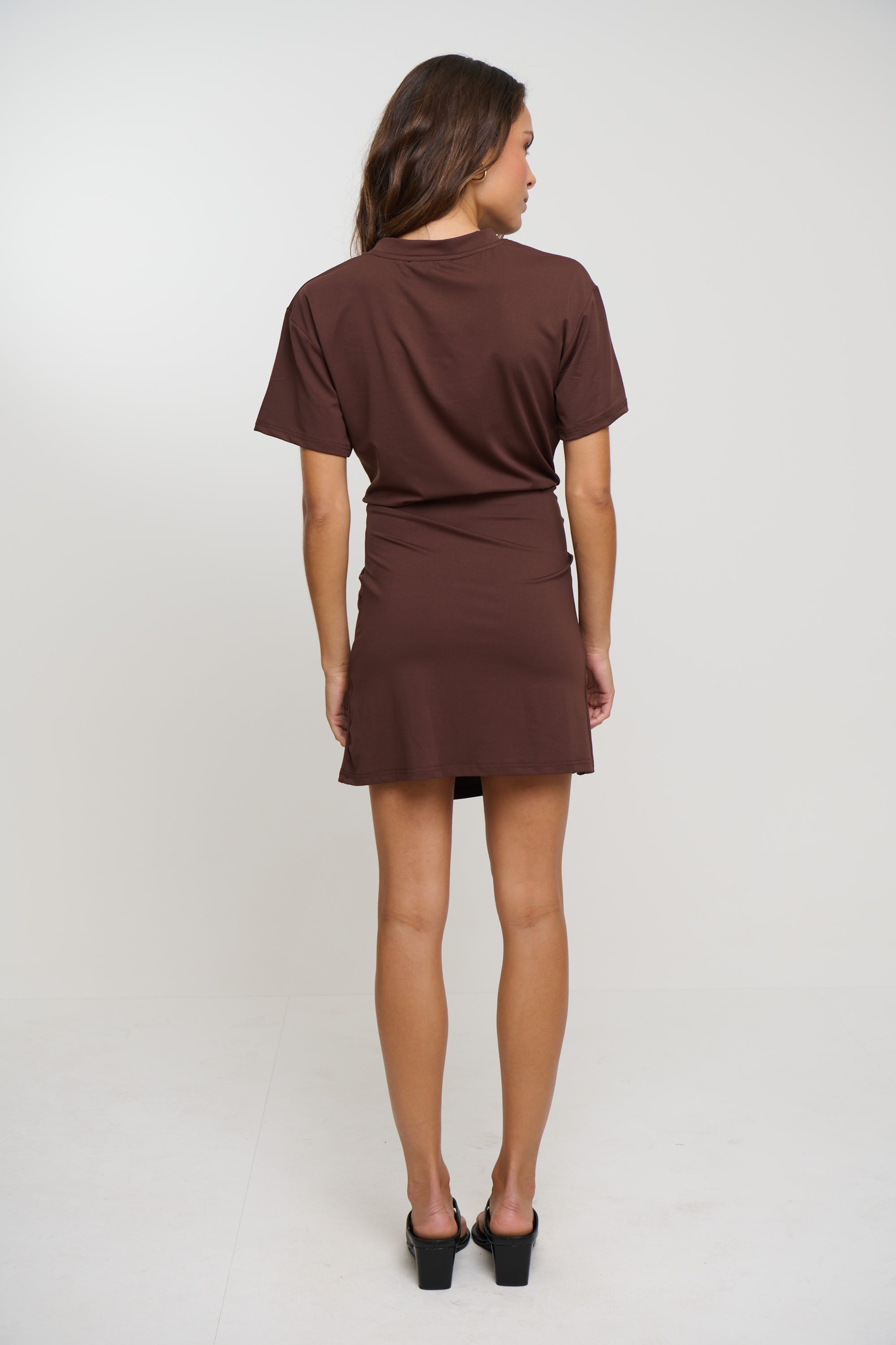 Jodie Mini Dress Chocolate