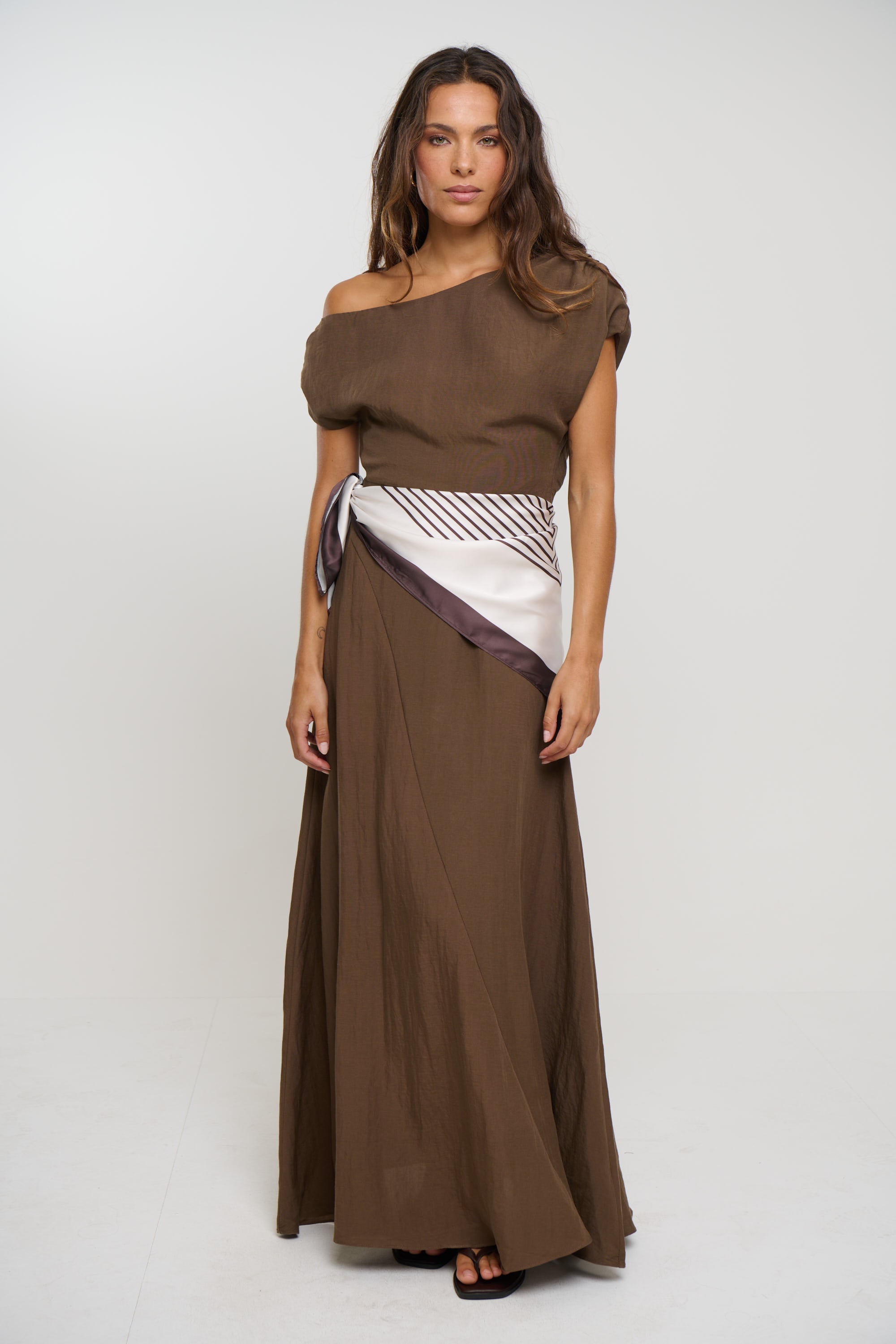Vail Maxi Dress Chocolate