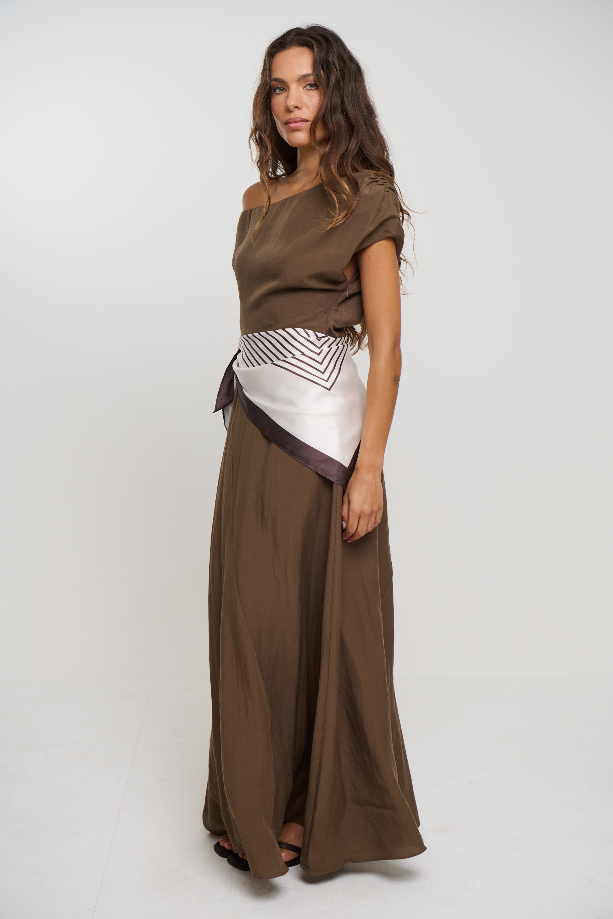 Vail Maxi Dress Chocolate
