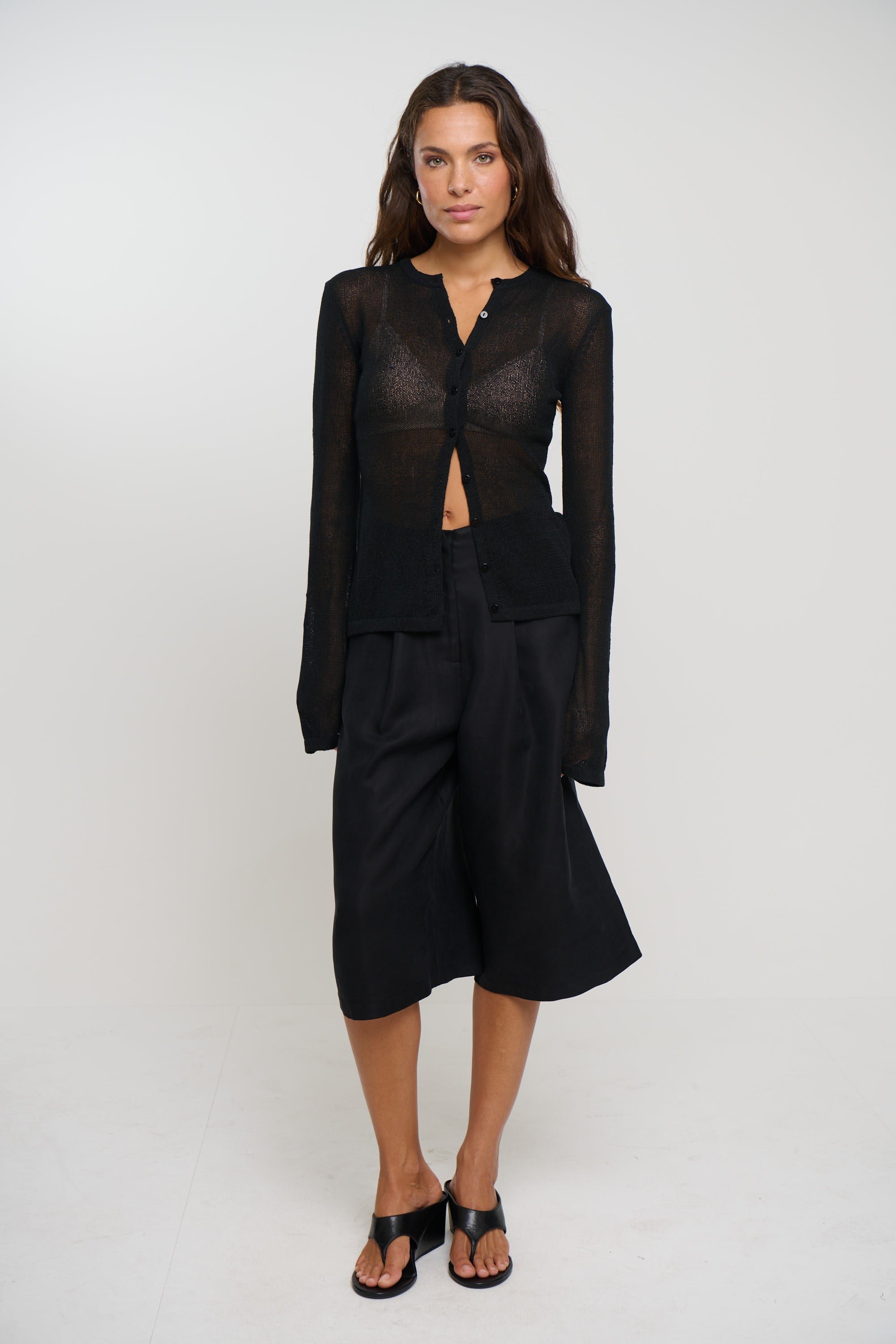 Hadley Cardigan Black