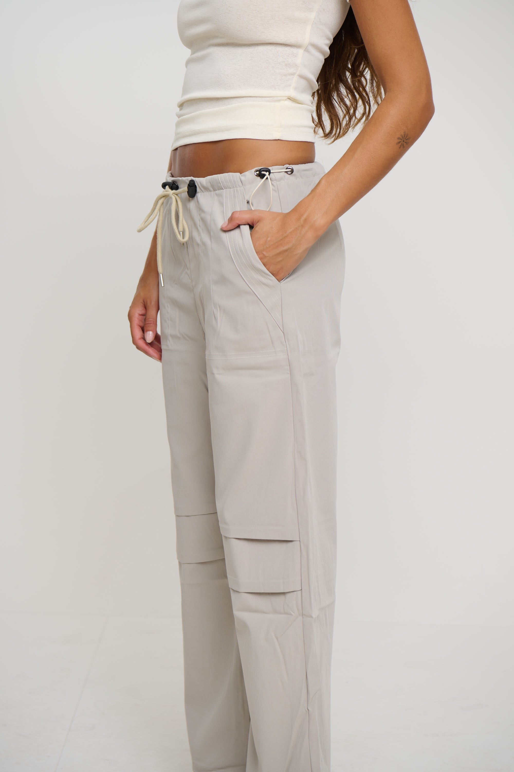 Lora Pant Light Grey