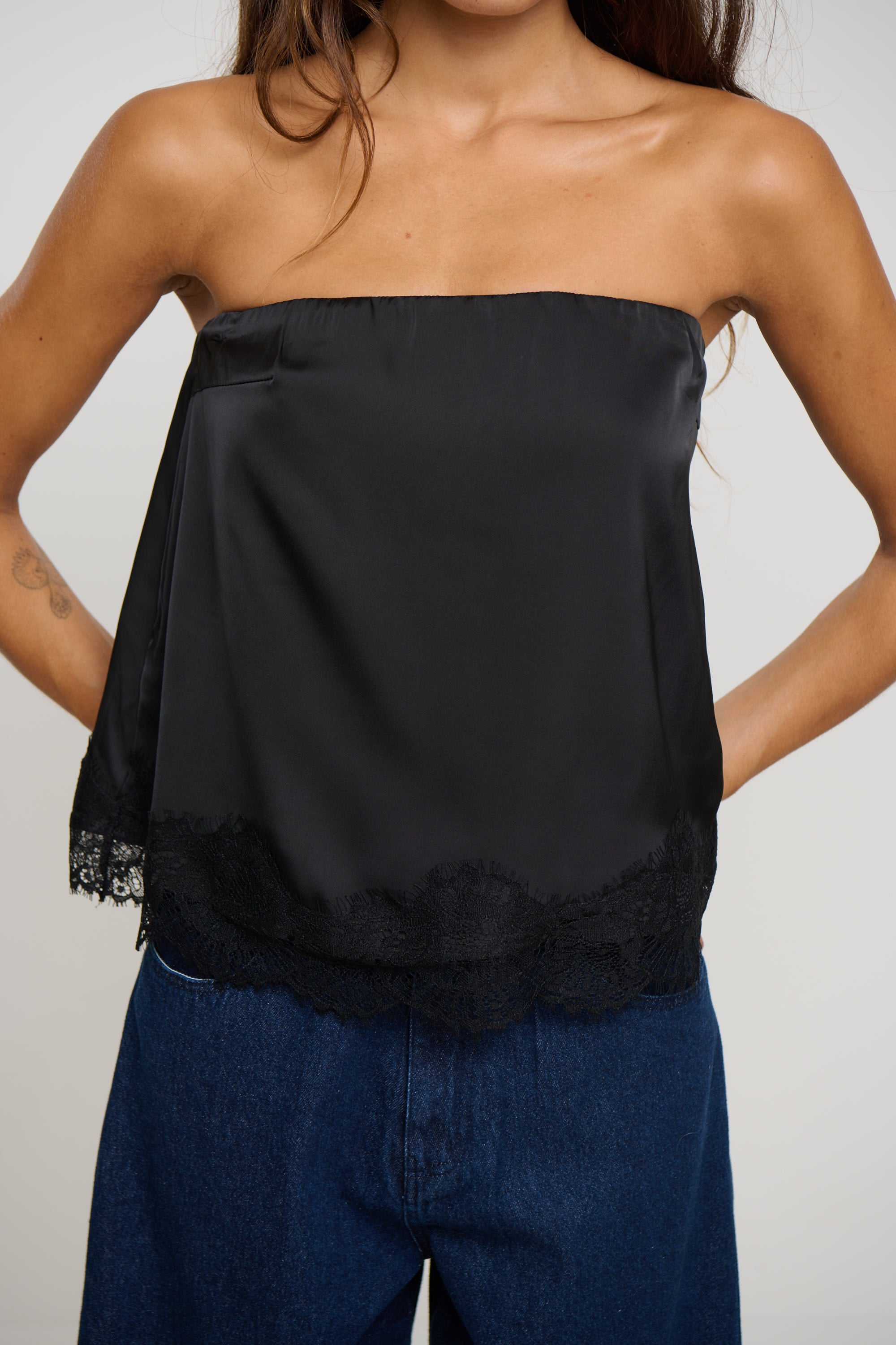 Stassie Strapless Top Black