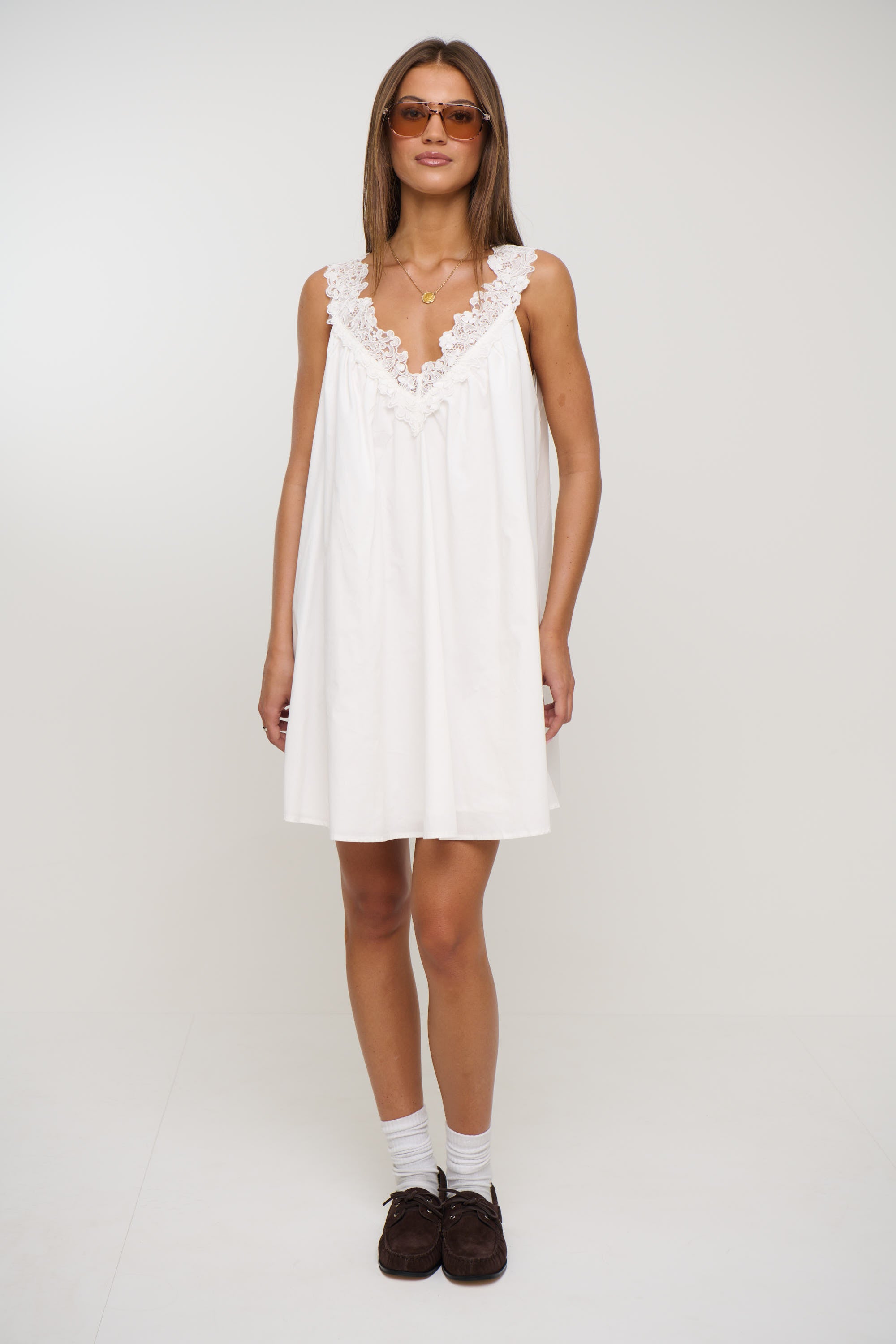 Mya Mini Dress White