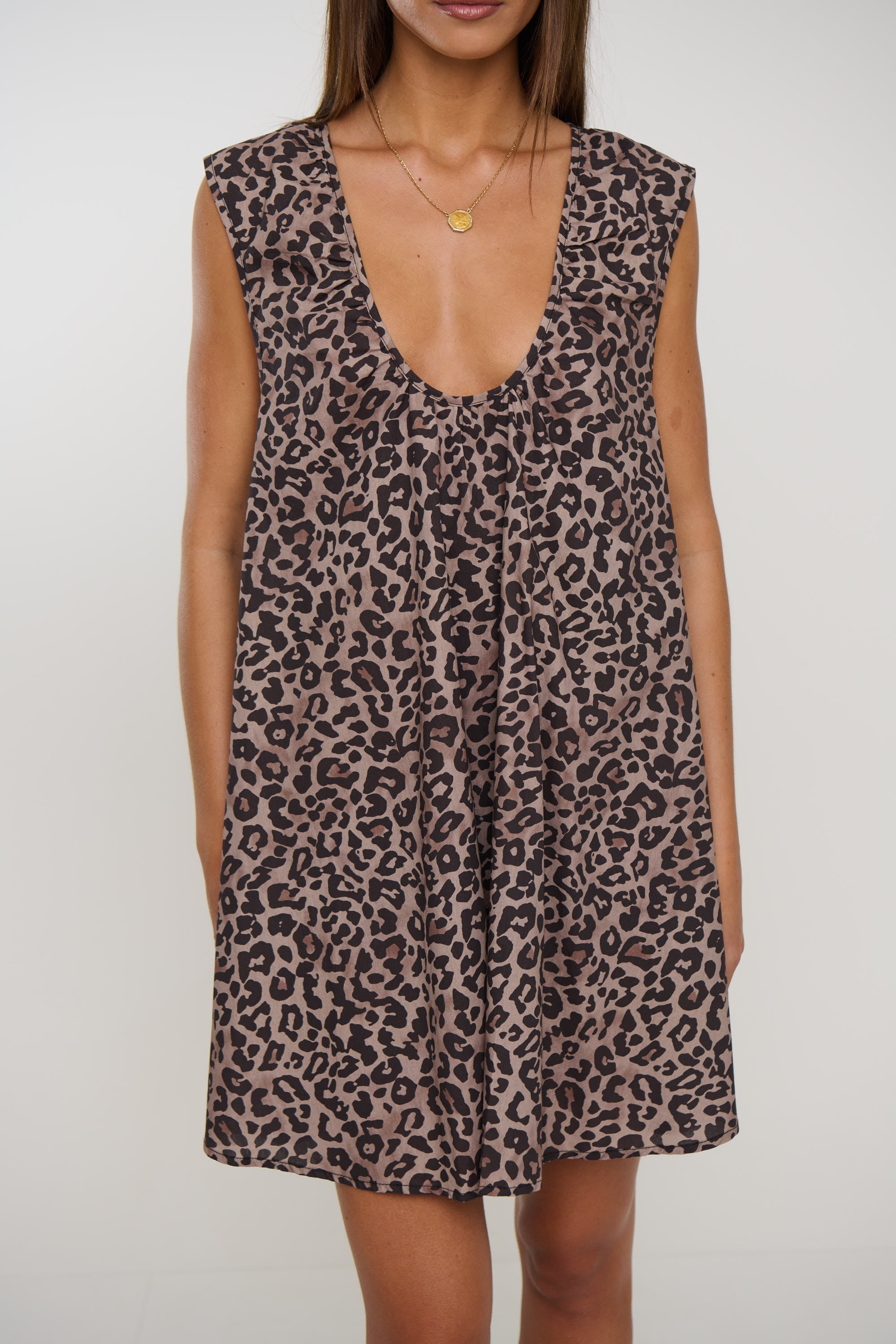 Eden Mini Dress Leopard