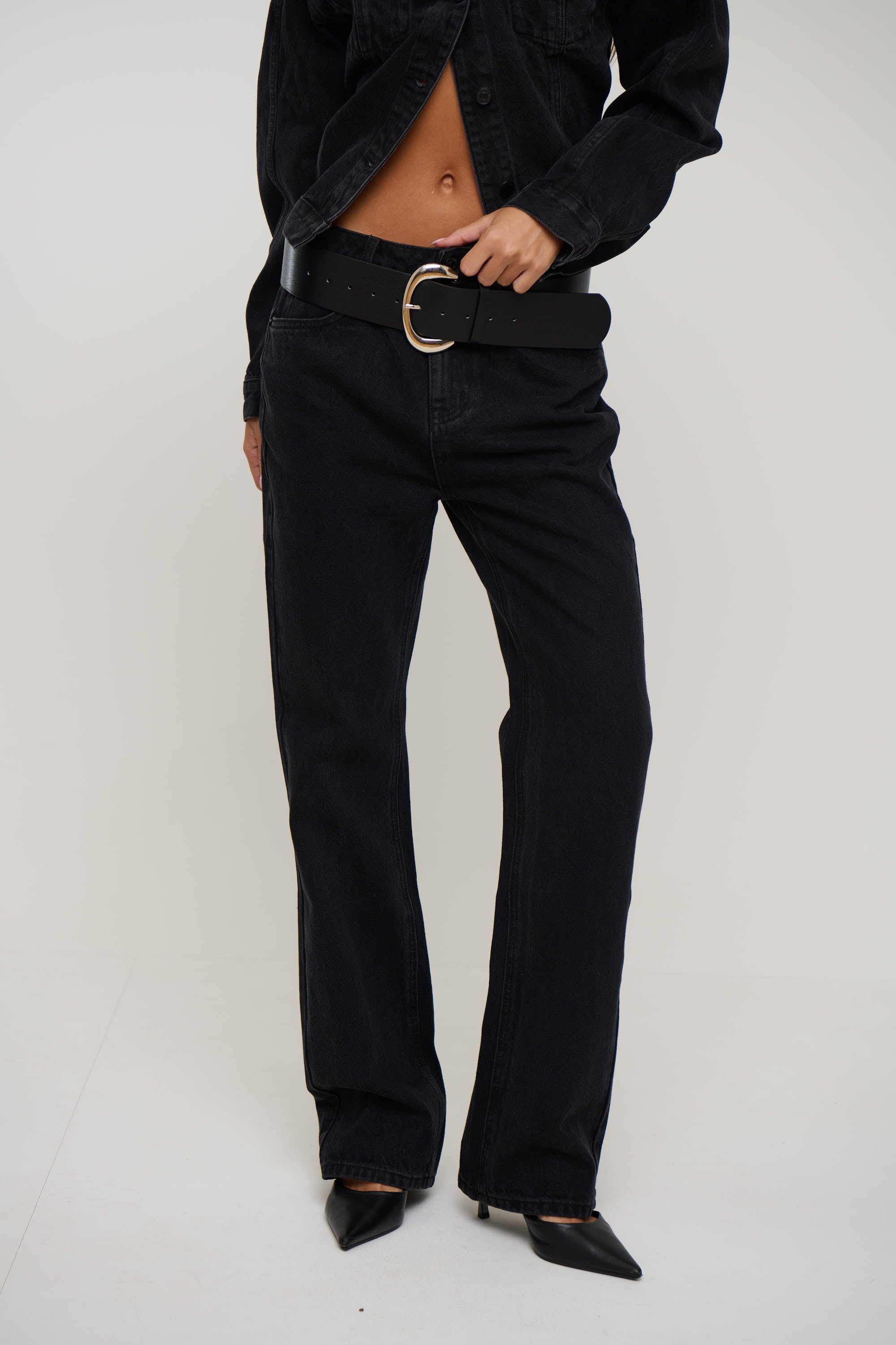 Tilly Bootleg Jean Backstage Black