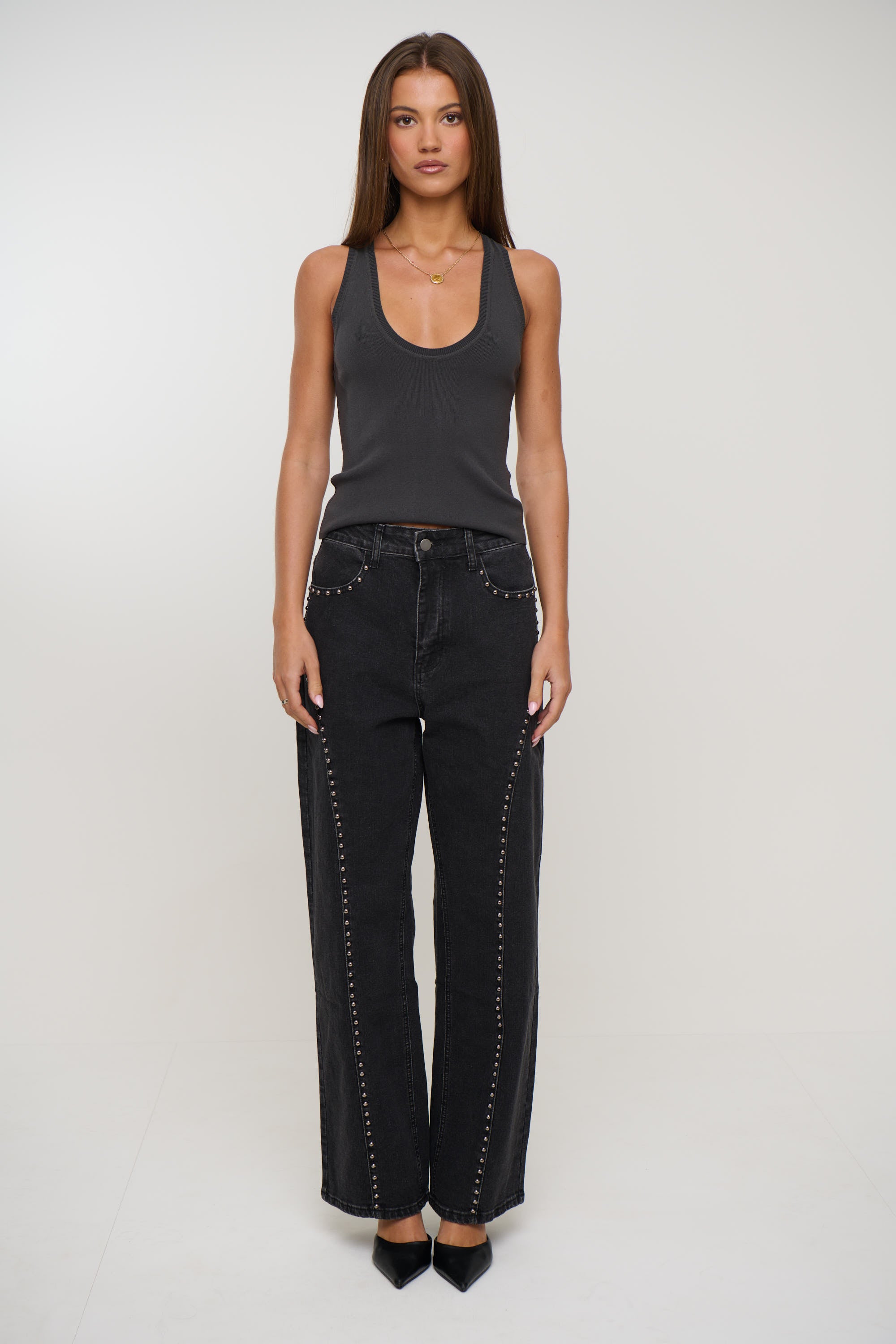Reese Jean Washed Black