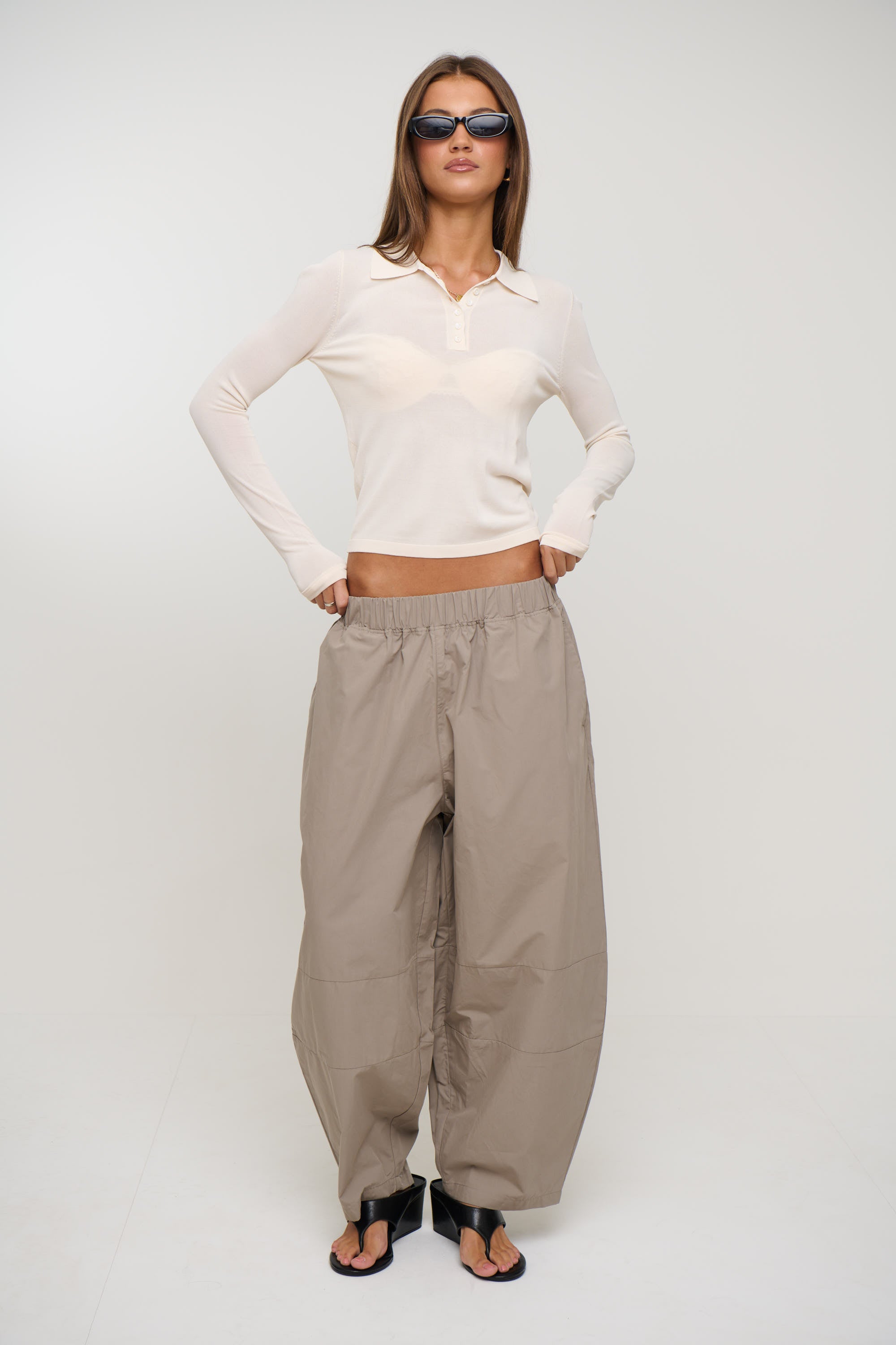 Unisex Julius Baggy Pant Khaki