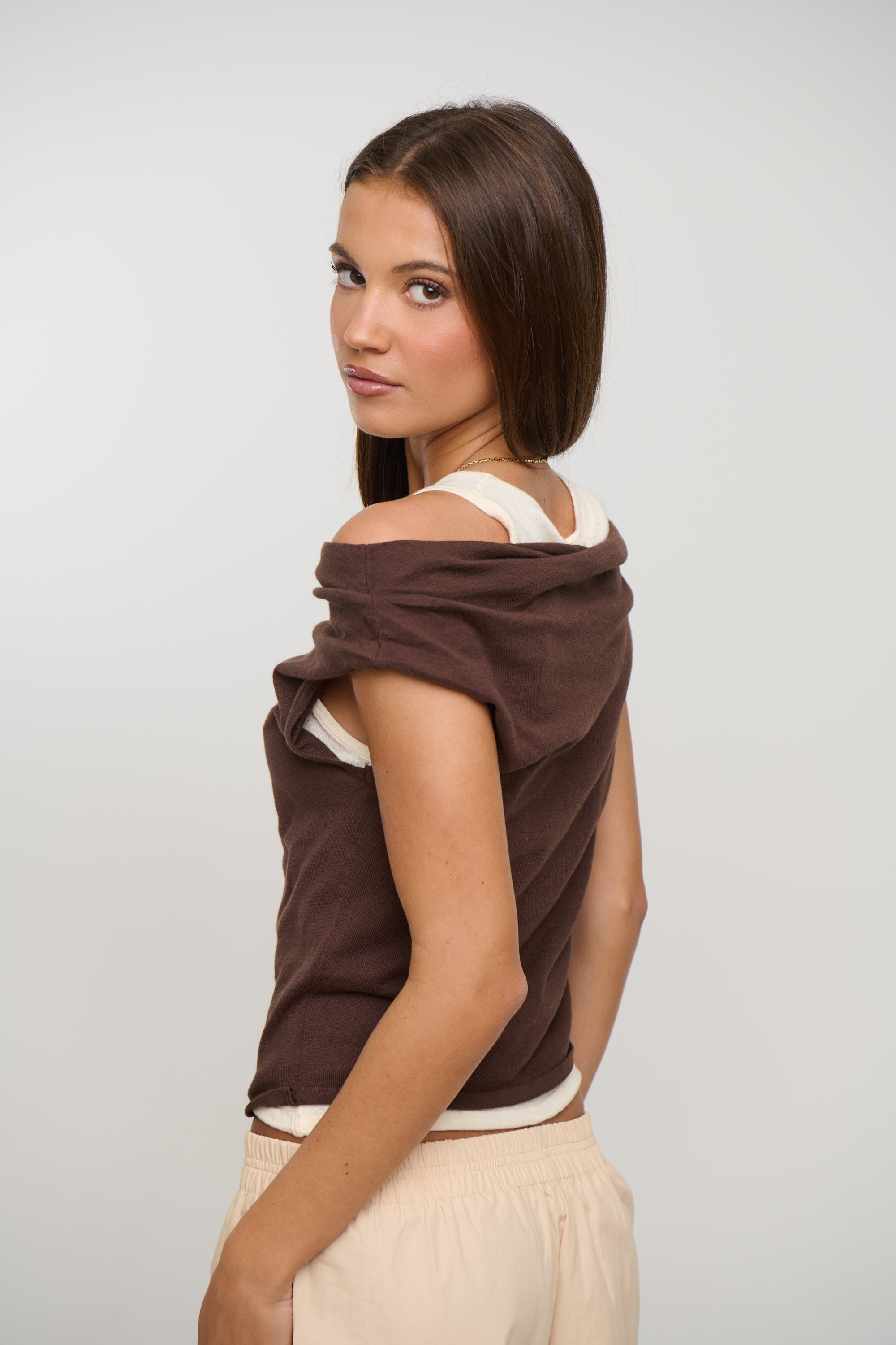 Nylah Knit Top Chocolate