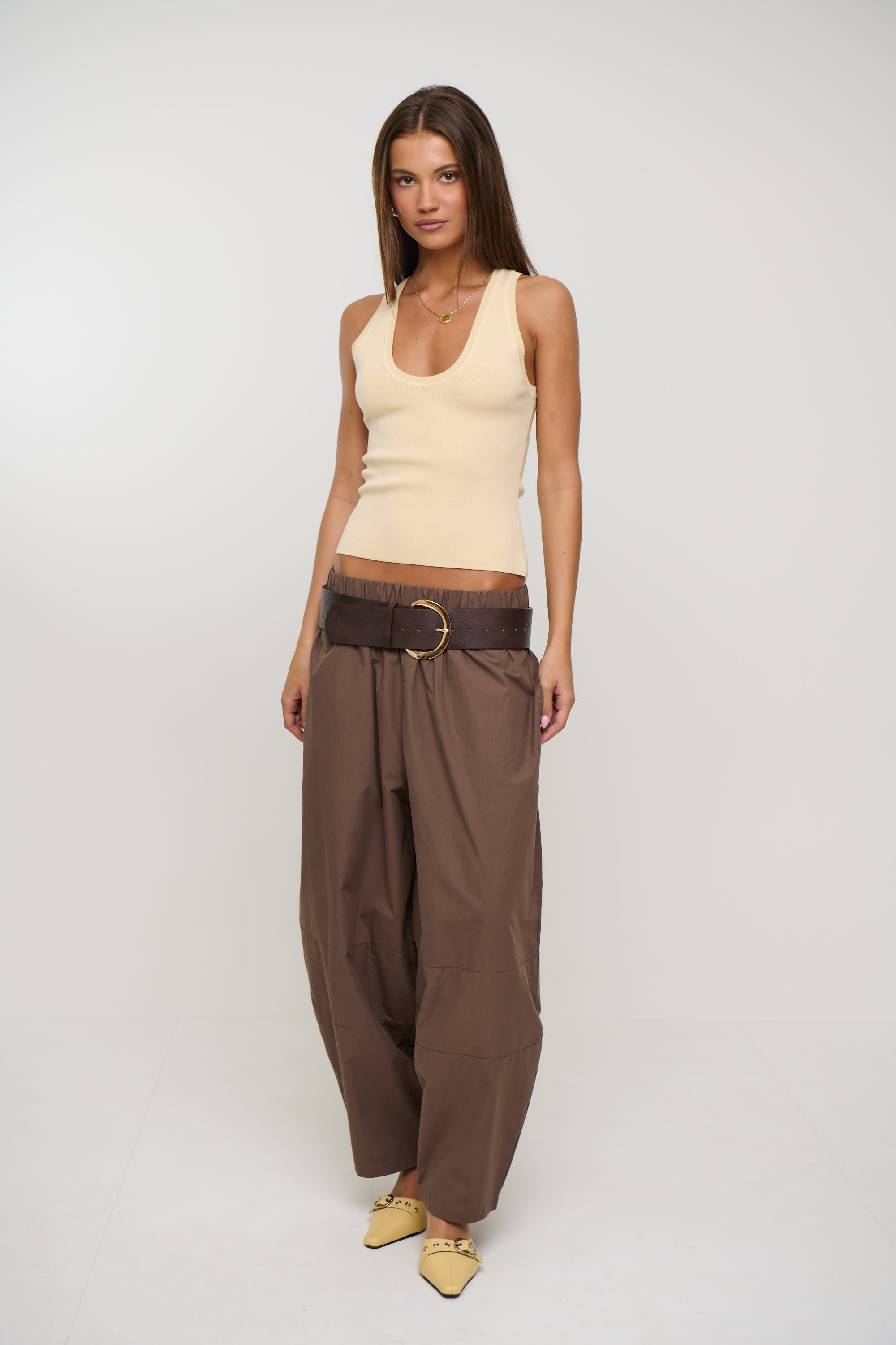Unisex Julius Baggy Pant Mocha