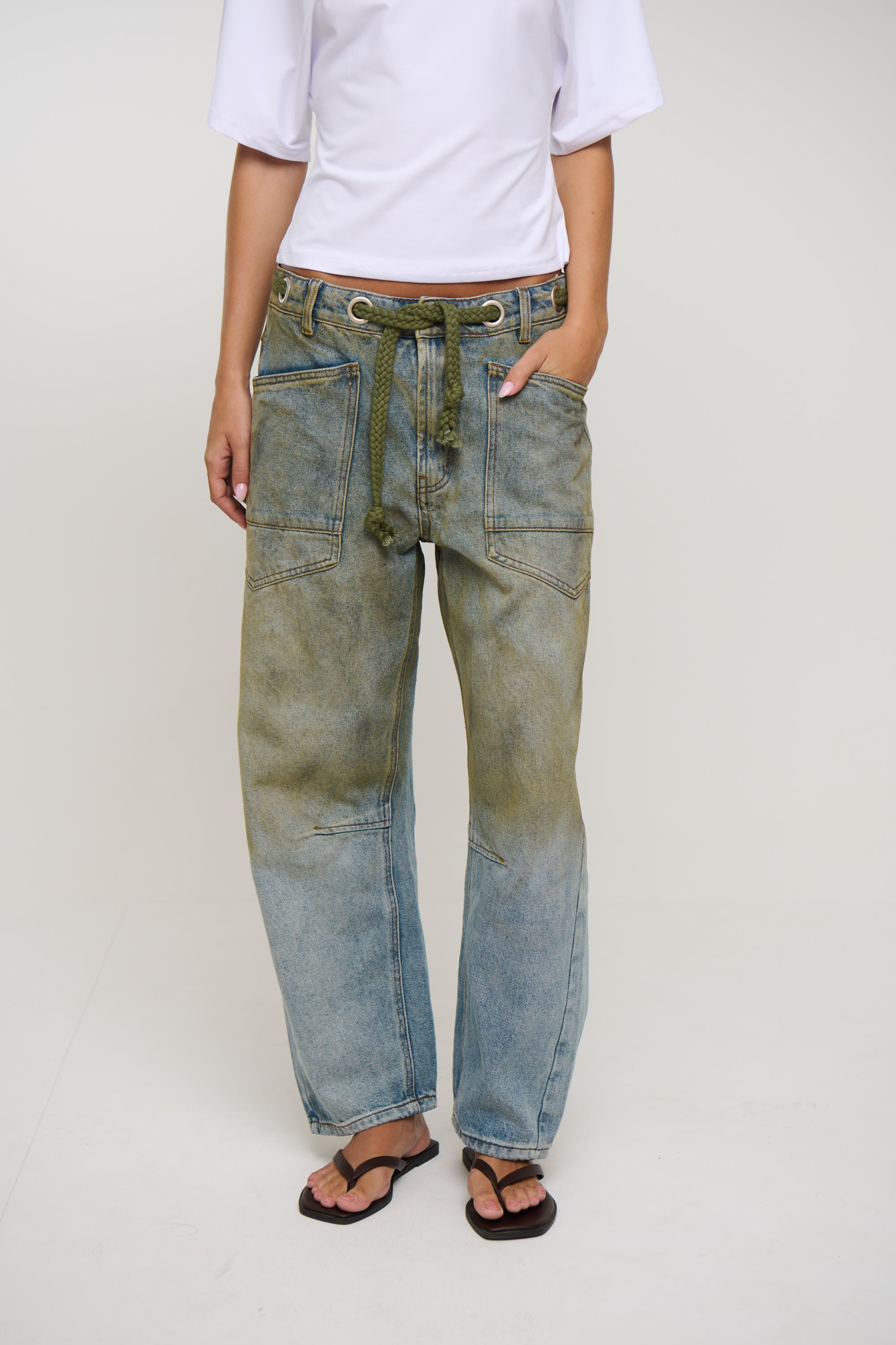 Rush Hour Jean Stone Blue