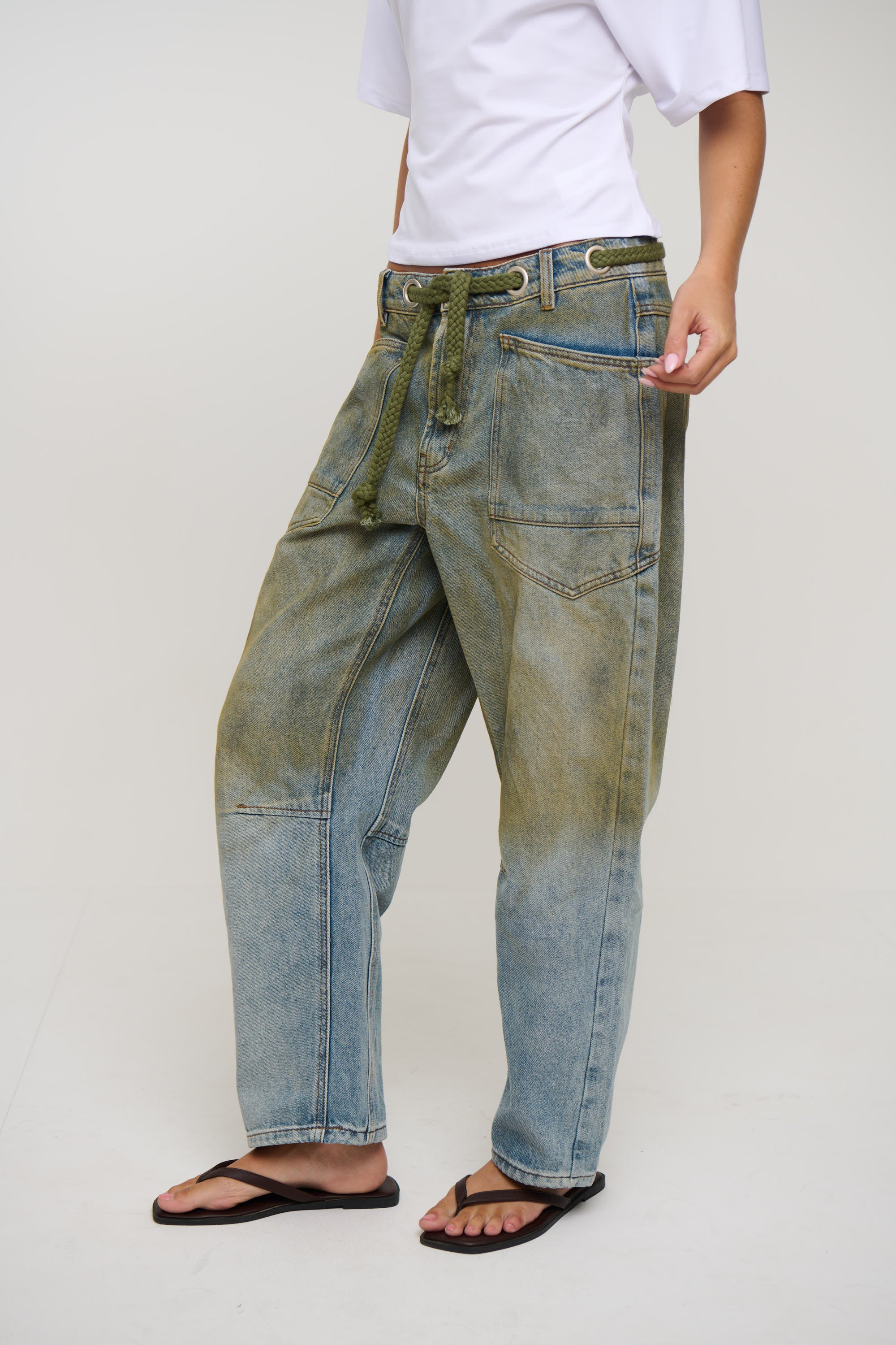 Rush Hour Jean Stone Blue