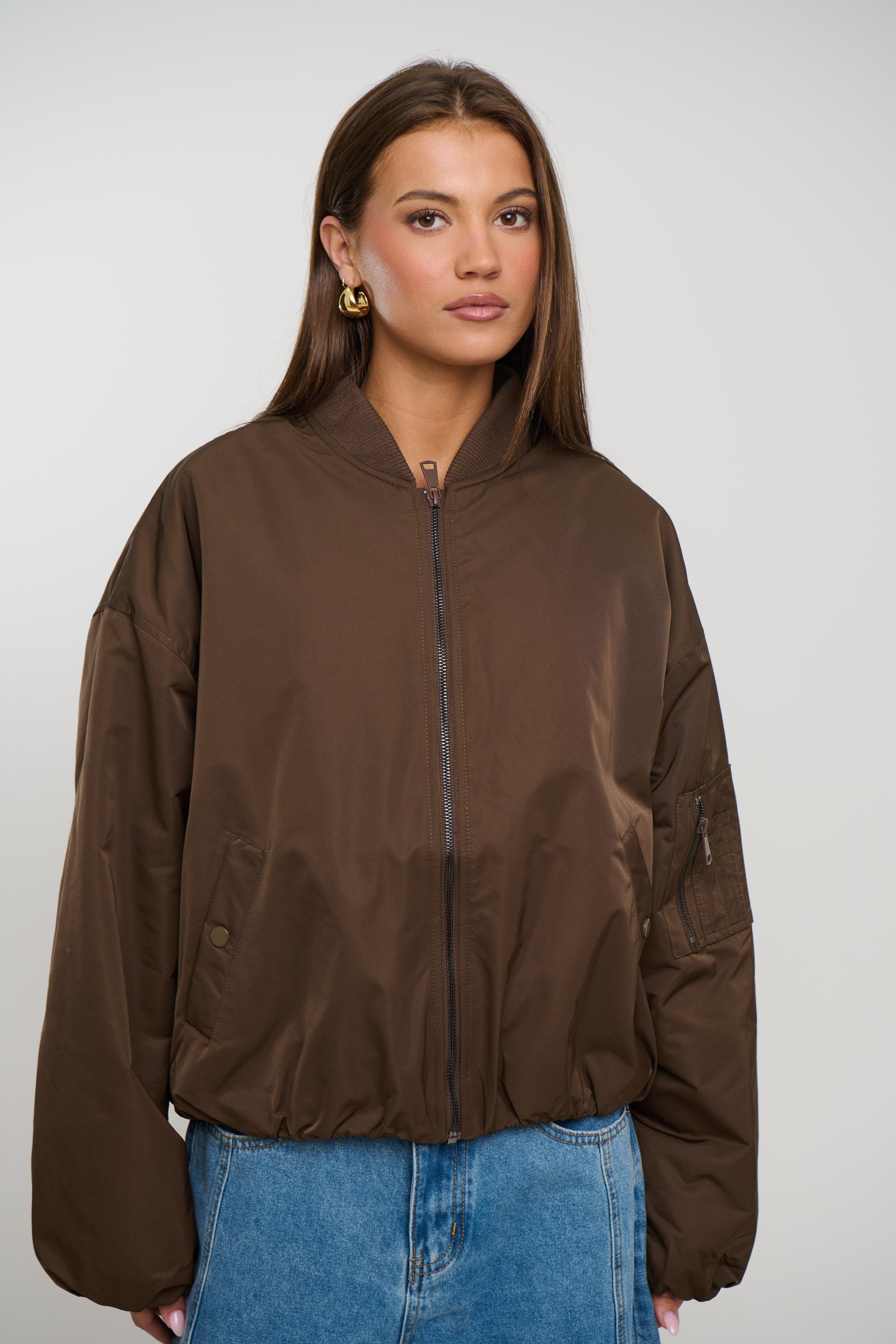Dua Bomber Jacket Chocolate