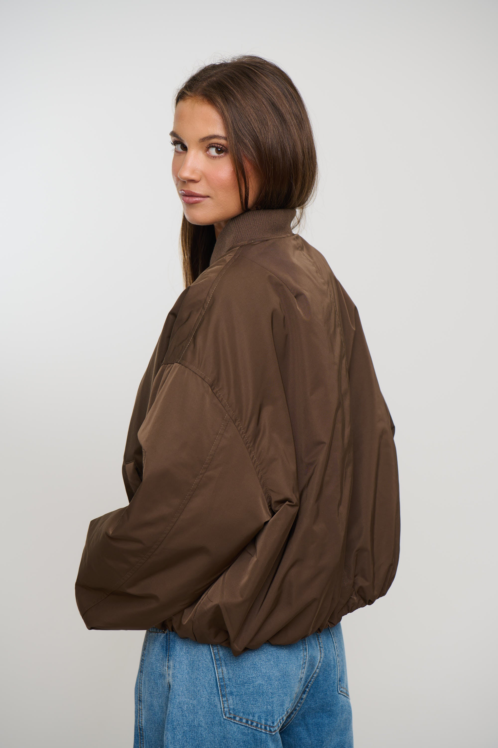 Dua Bomber Jacket Chocolate