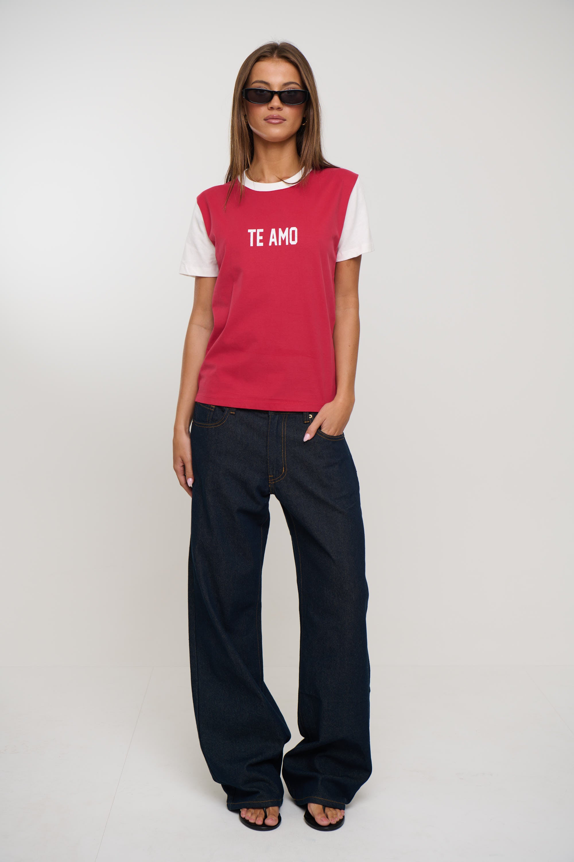 Te Amo Tee Crimson