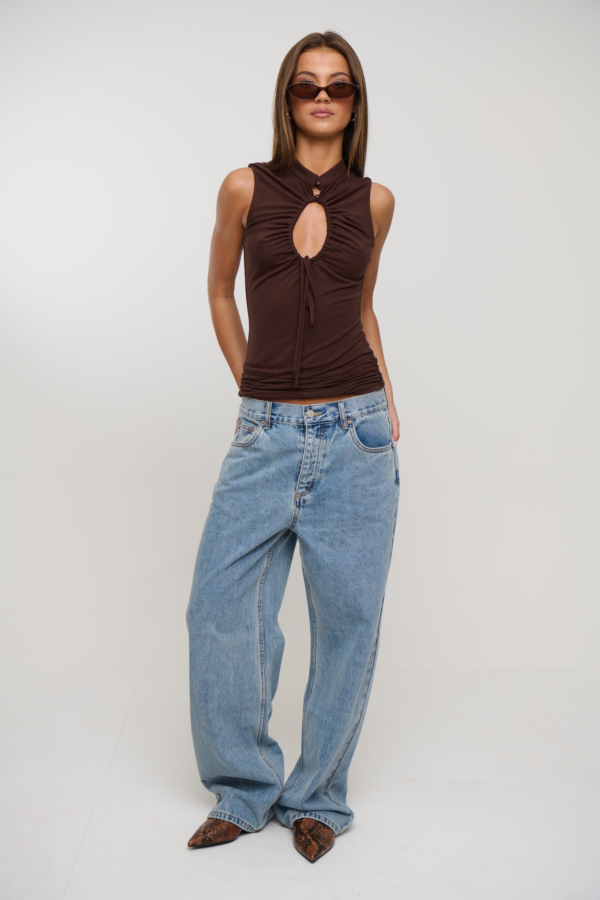 Alisha Top Chocolate