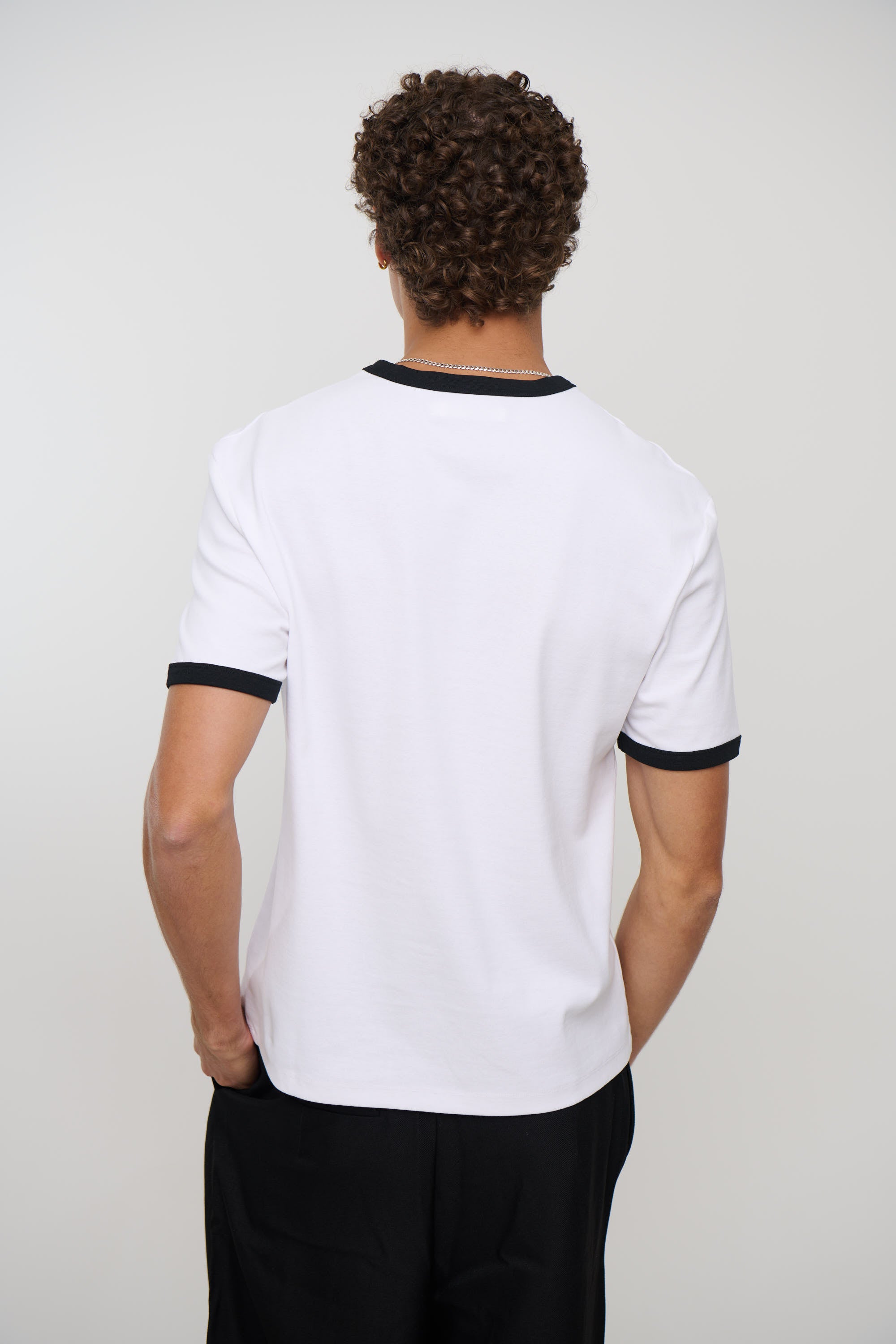 Charlie Ringer Tee White