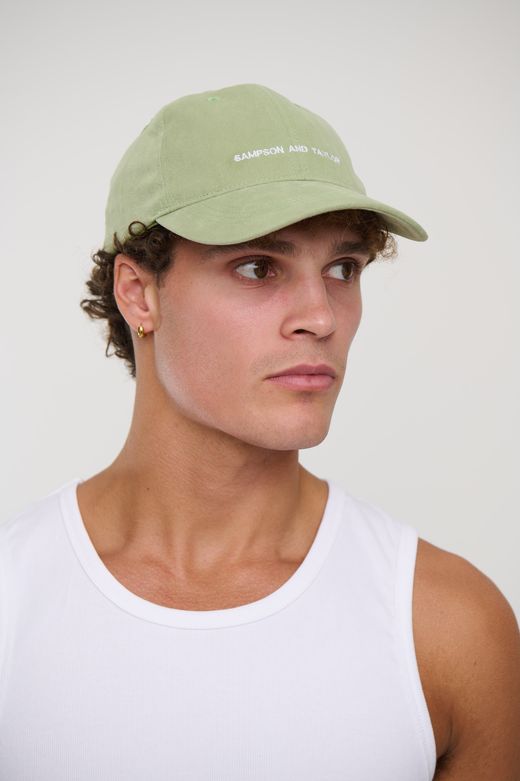 College Cap Minimal Khaki
