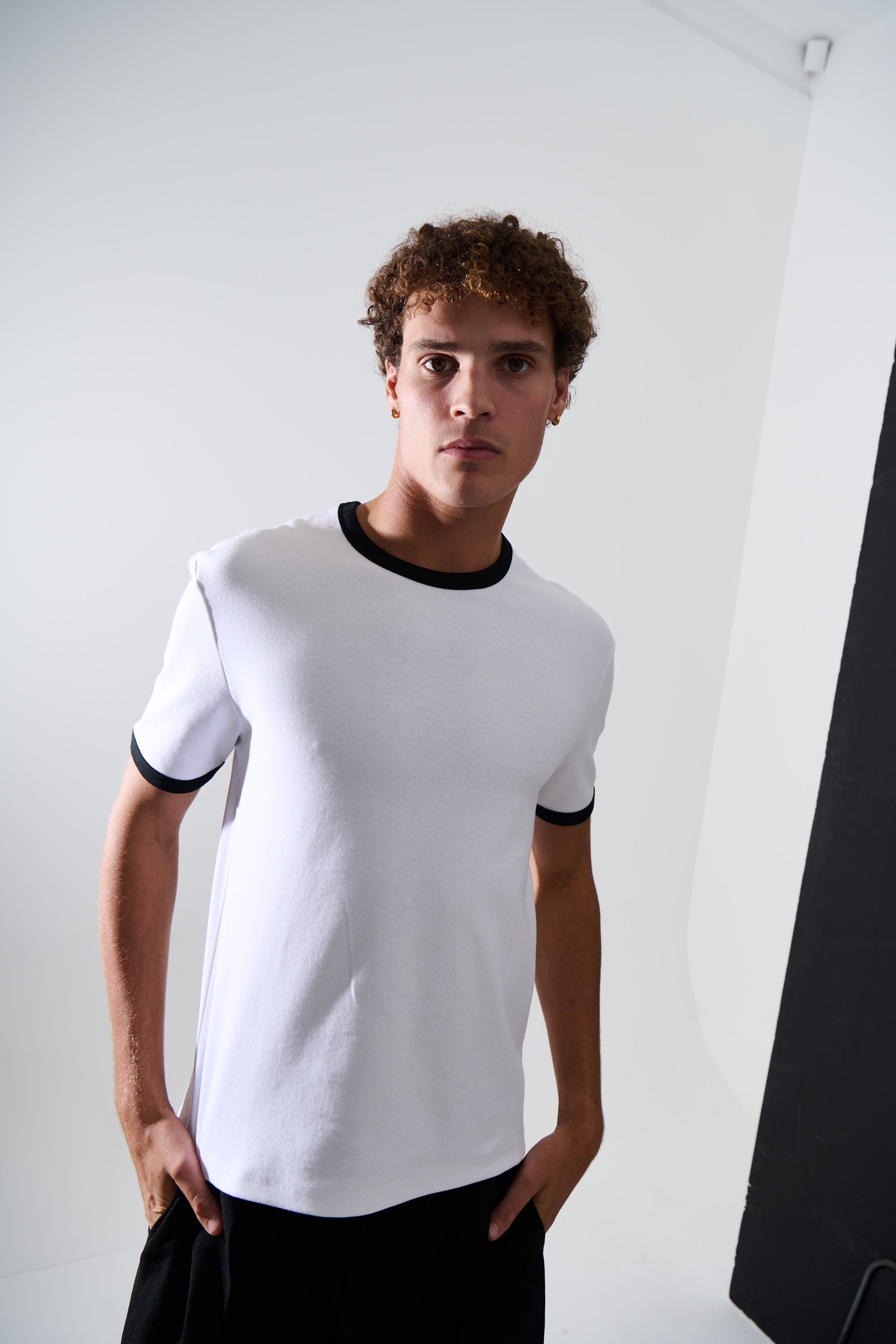 Charlie Ringer Tee White