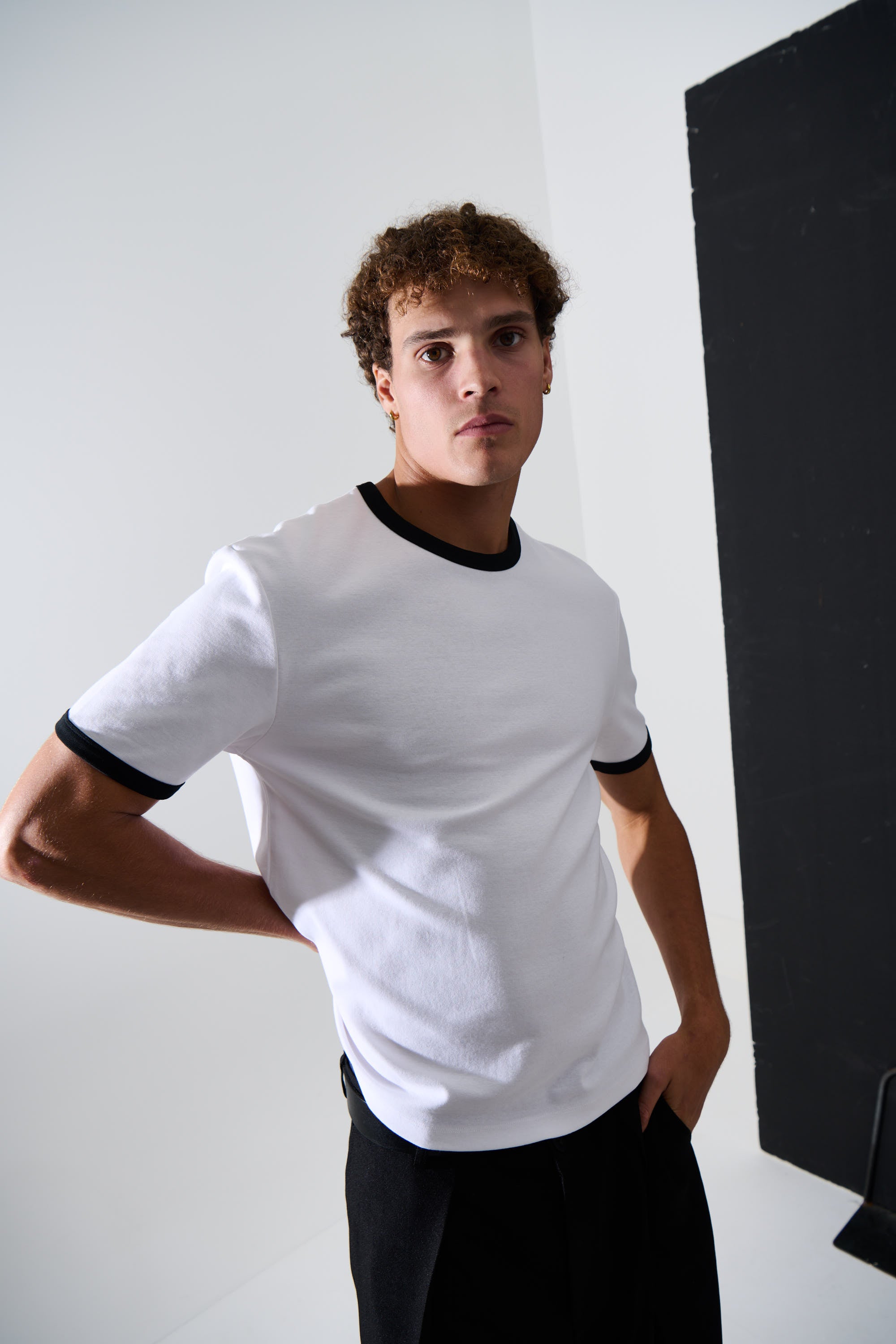 Charlie Ringer Tee White