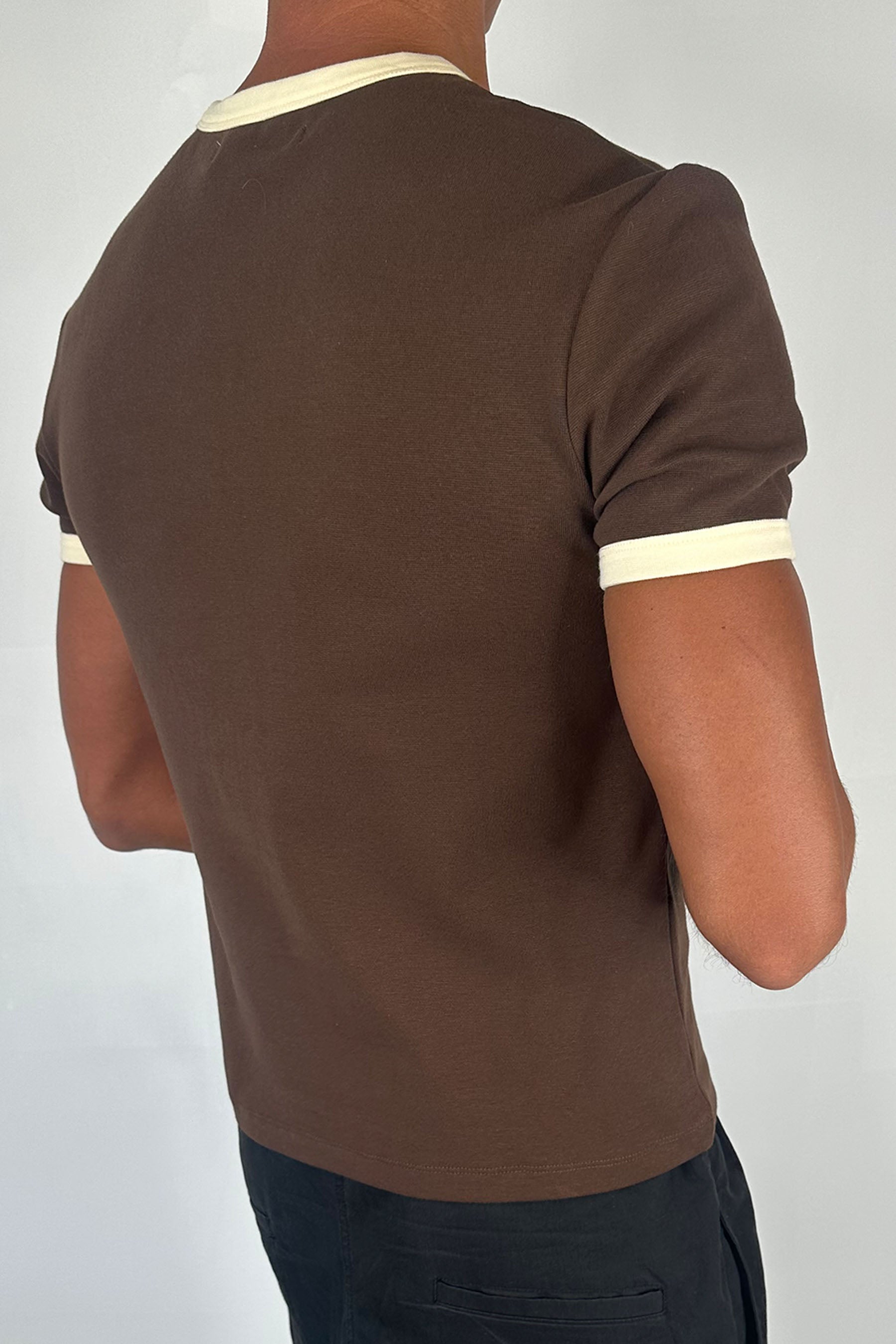 Charlie Ringer Tee Brown