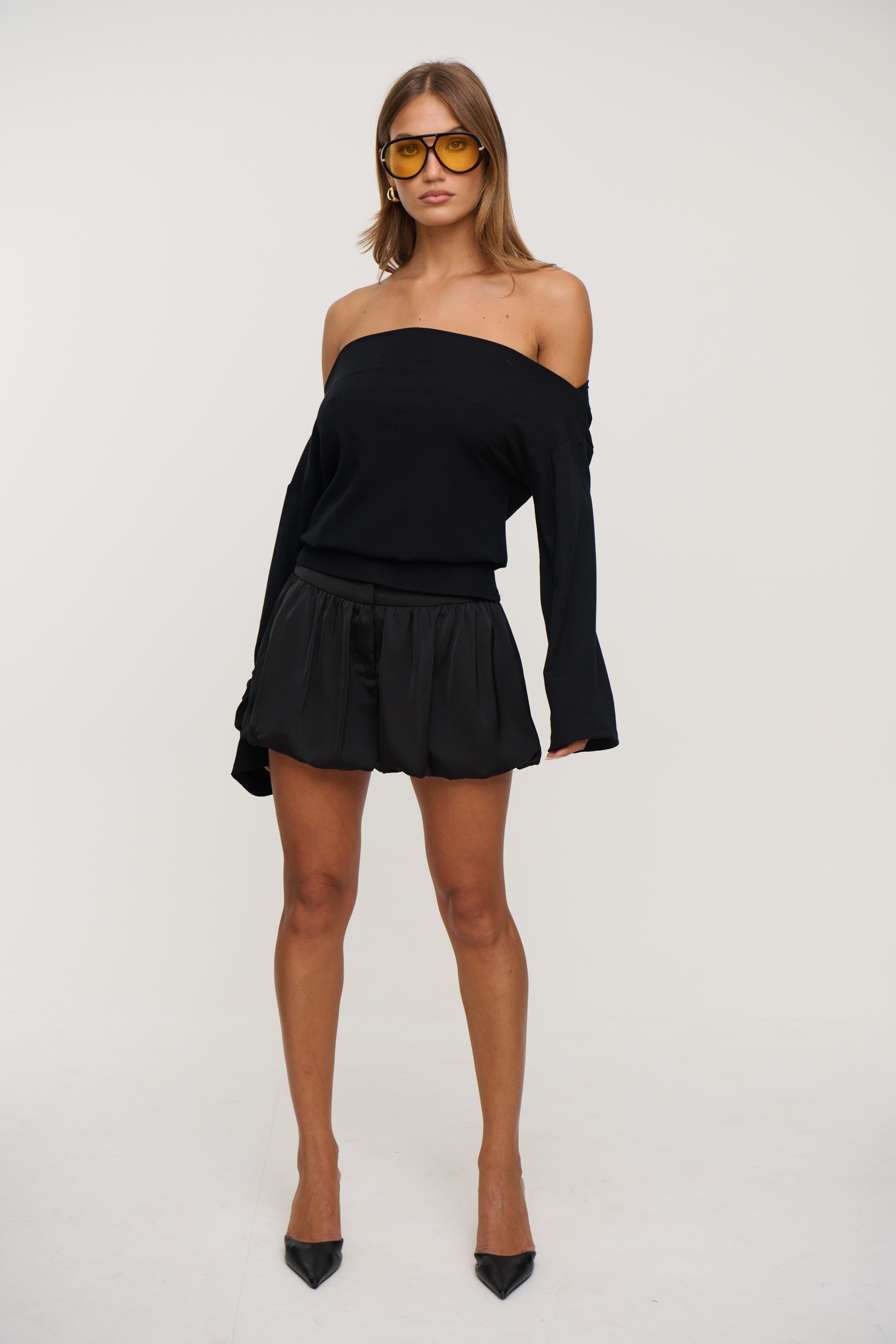 Flynn Top Black