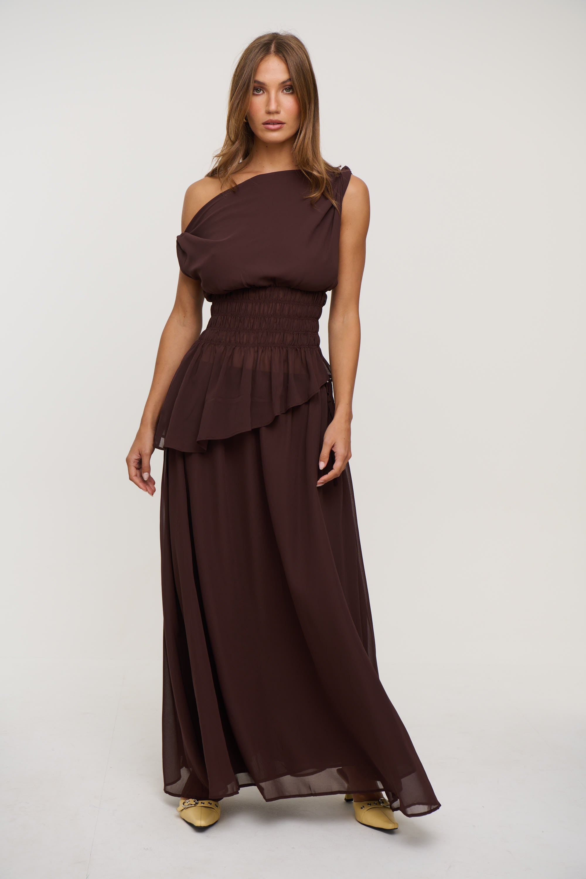 Silvi Maxi Skirt Cocoa