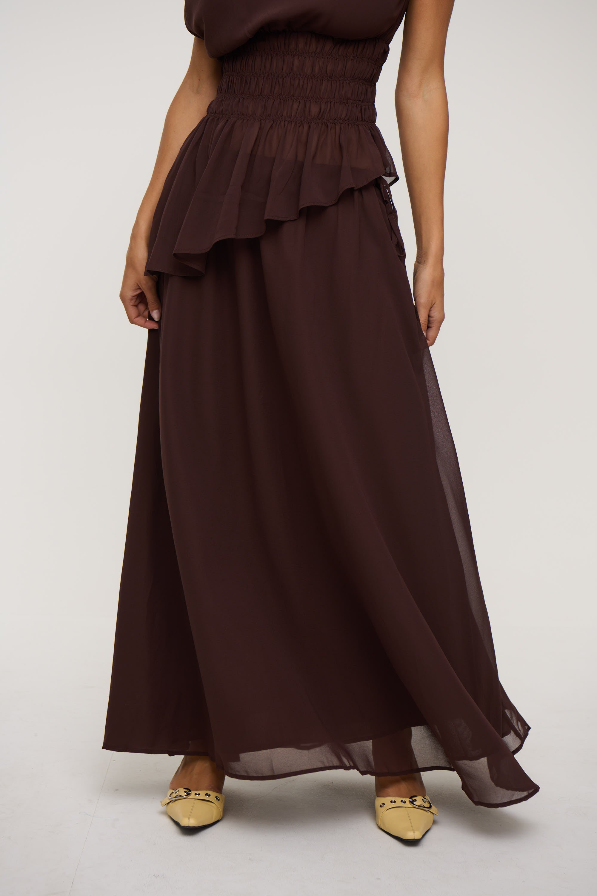 Silvi Maxi Skirt Cocoa