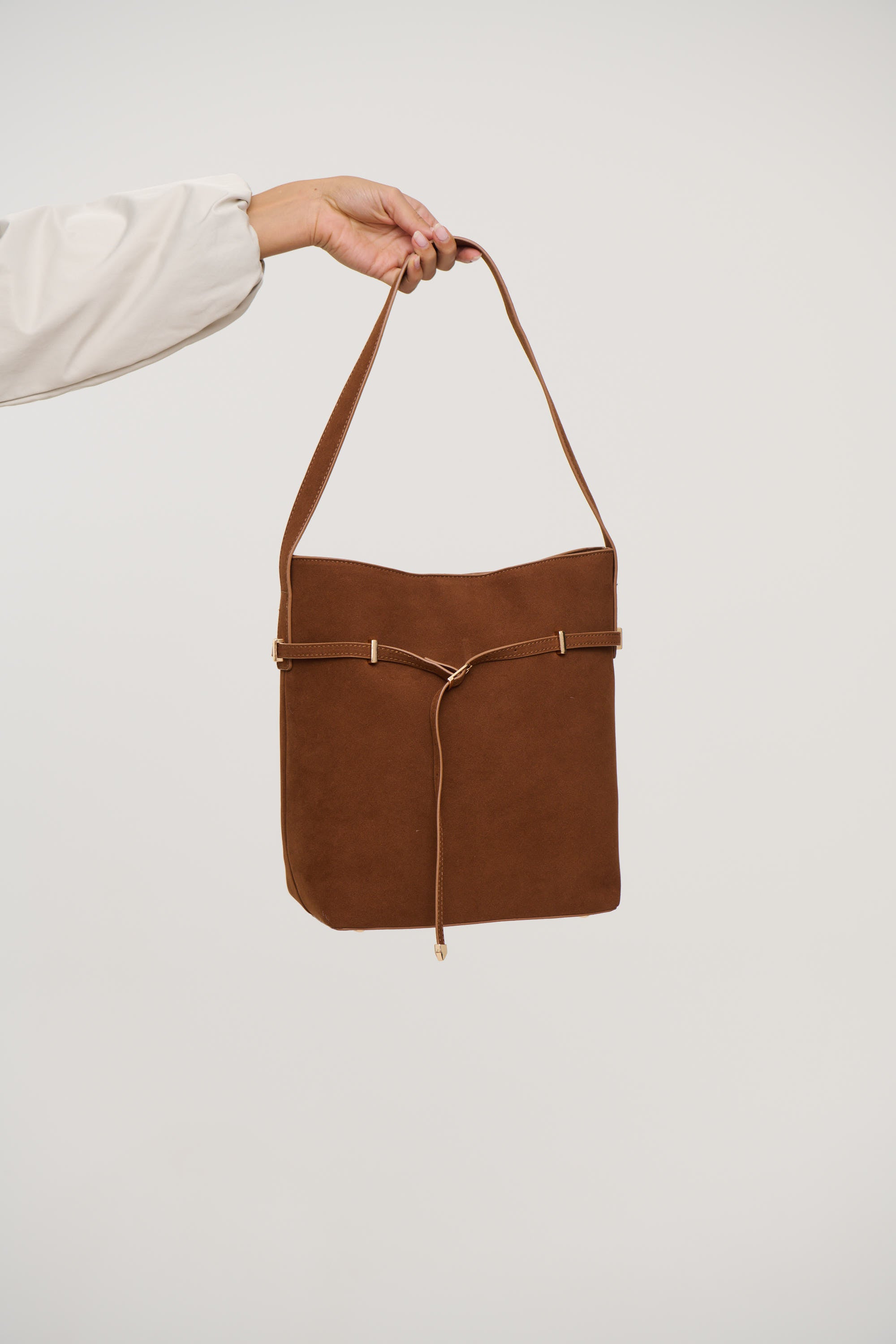 Astra Bucket Bag Brown