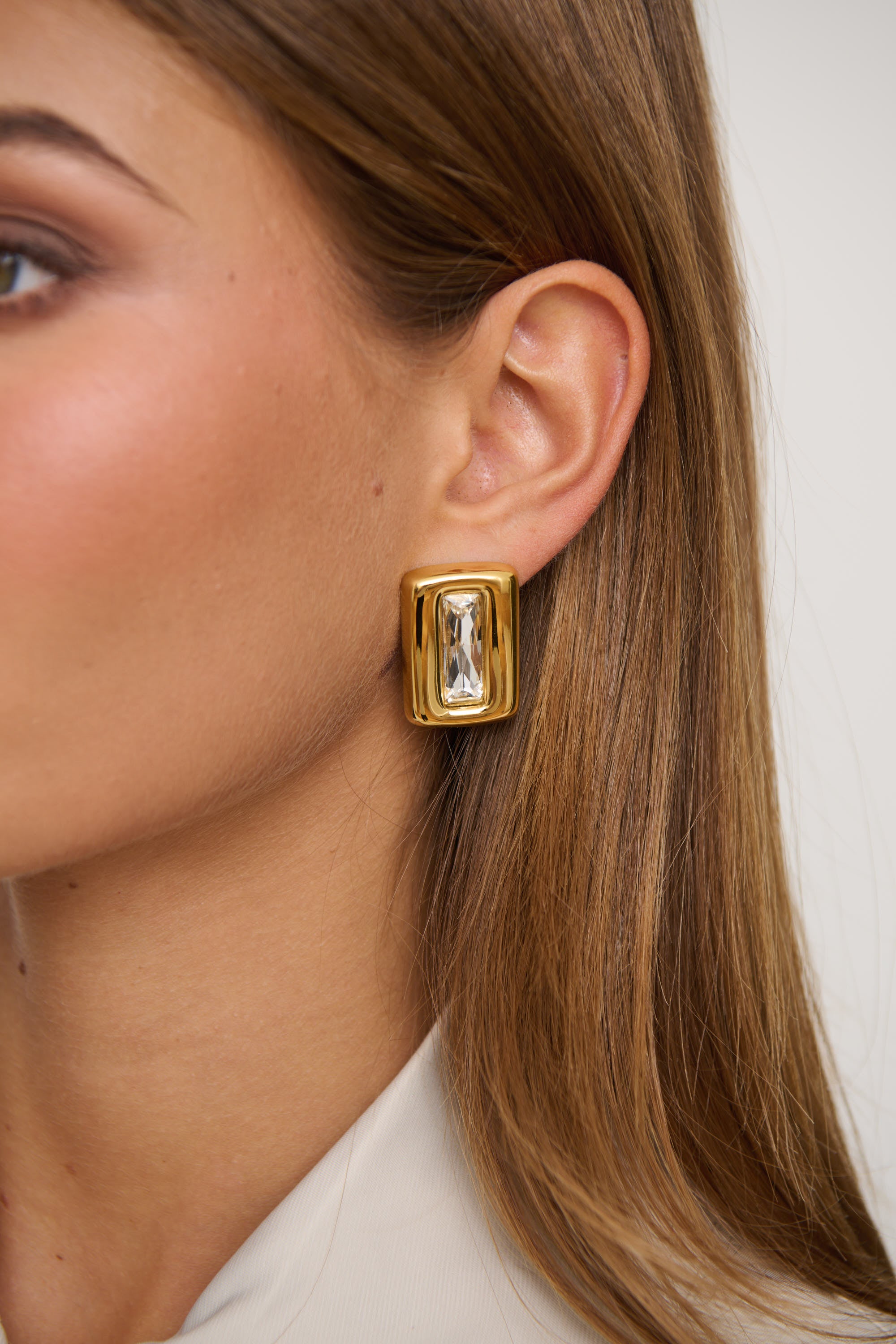 Calista Statement Earring Gold