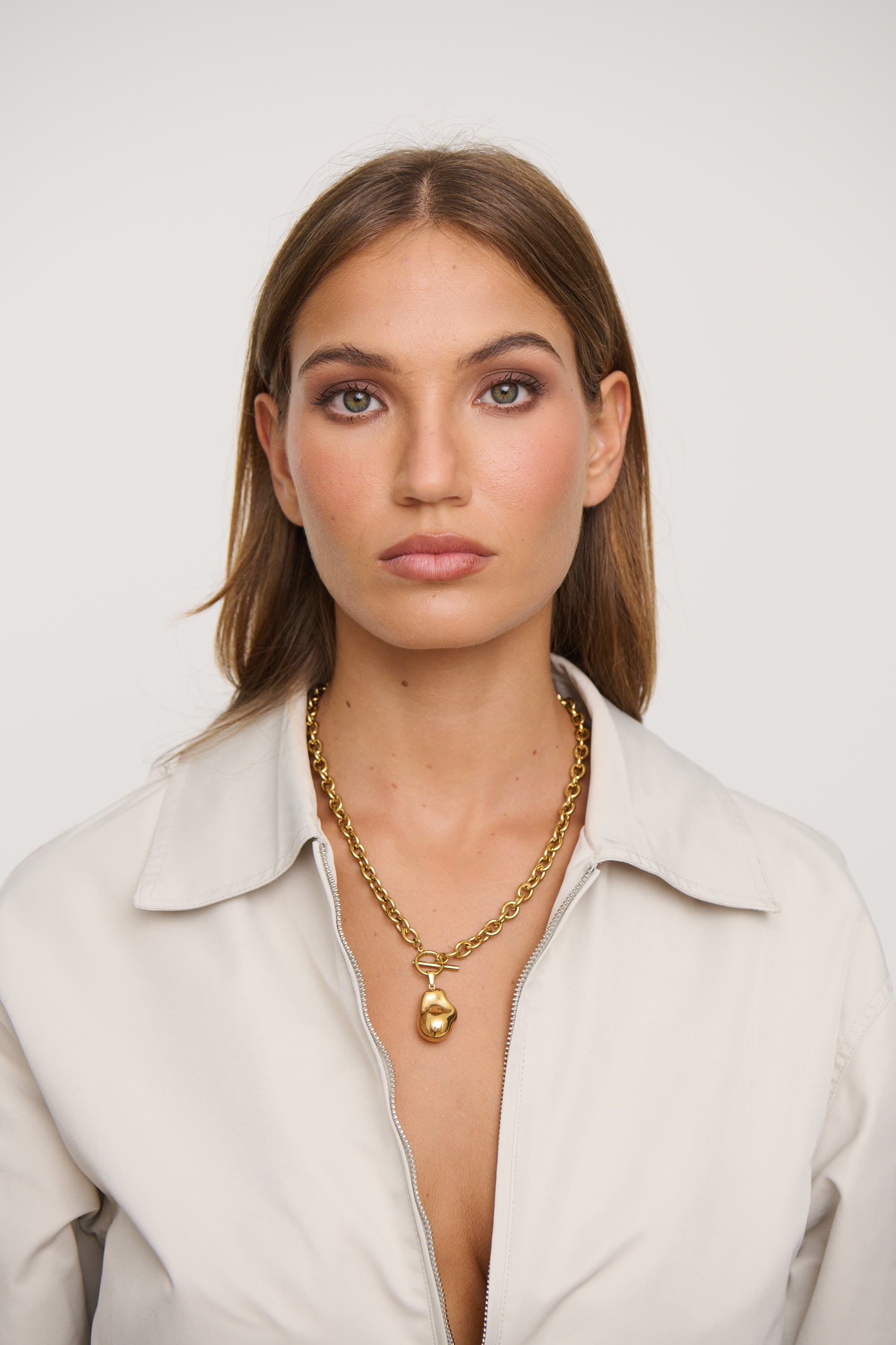 Rylee Statement Chain Gold