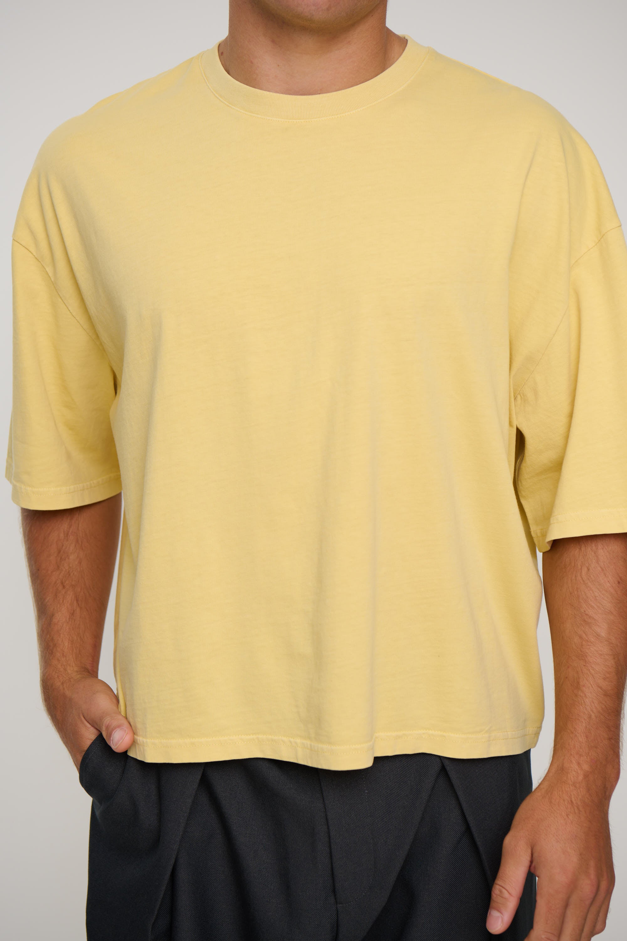 NTH Crop Box Tee Butter