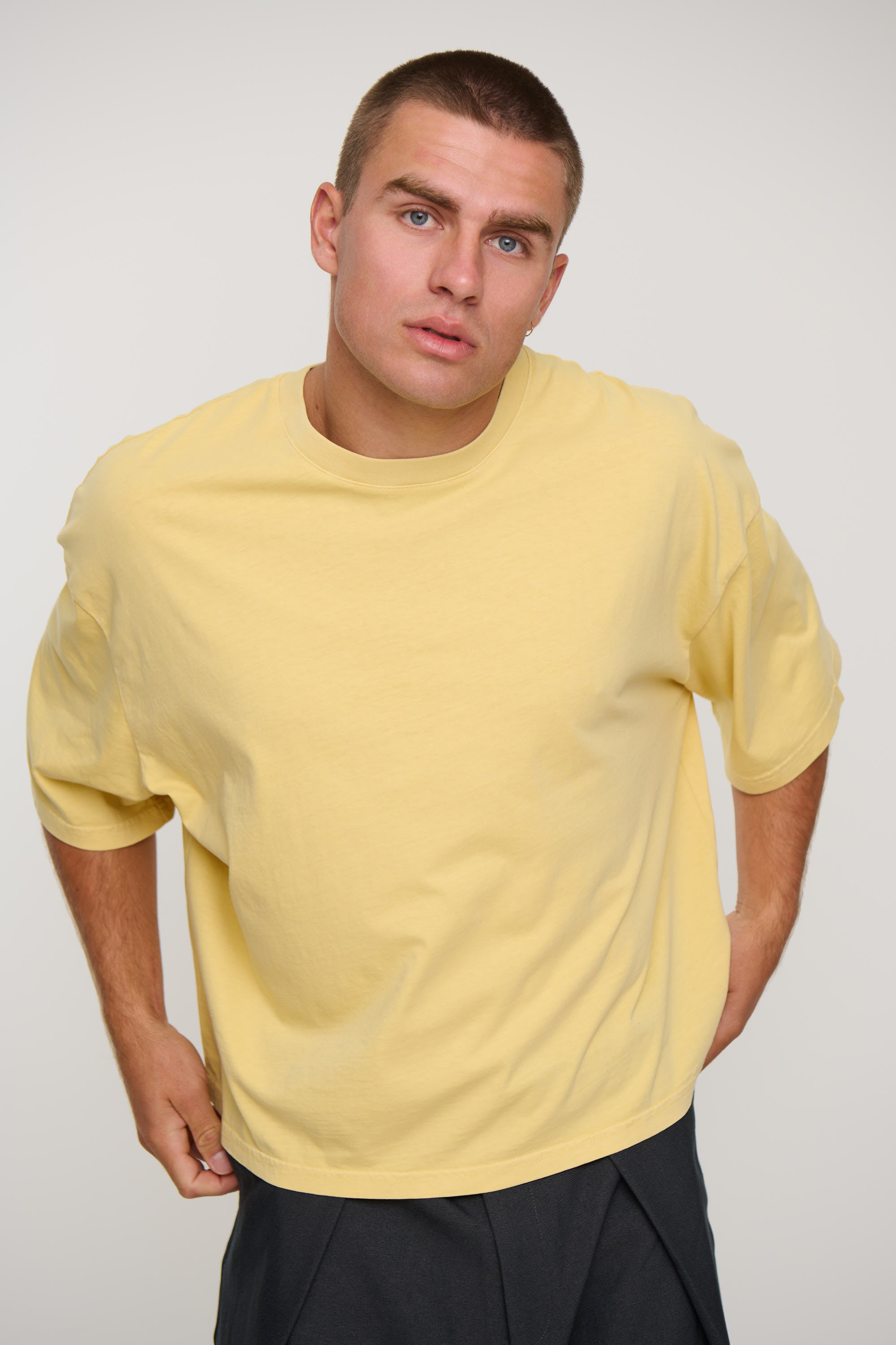 NTH Crop Box Tee Butter