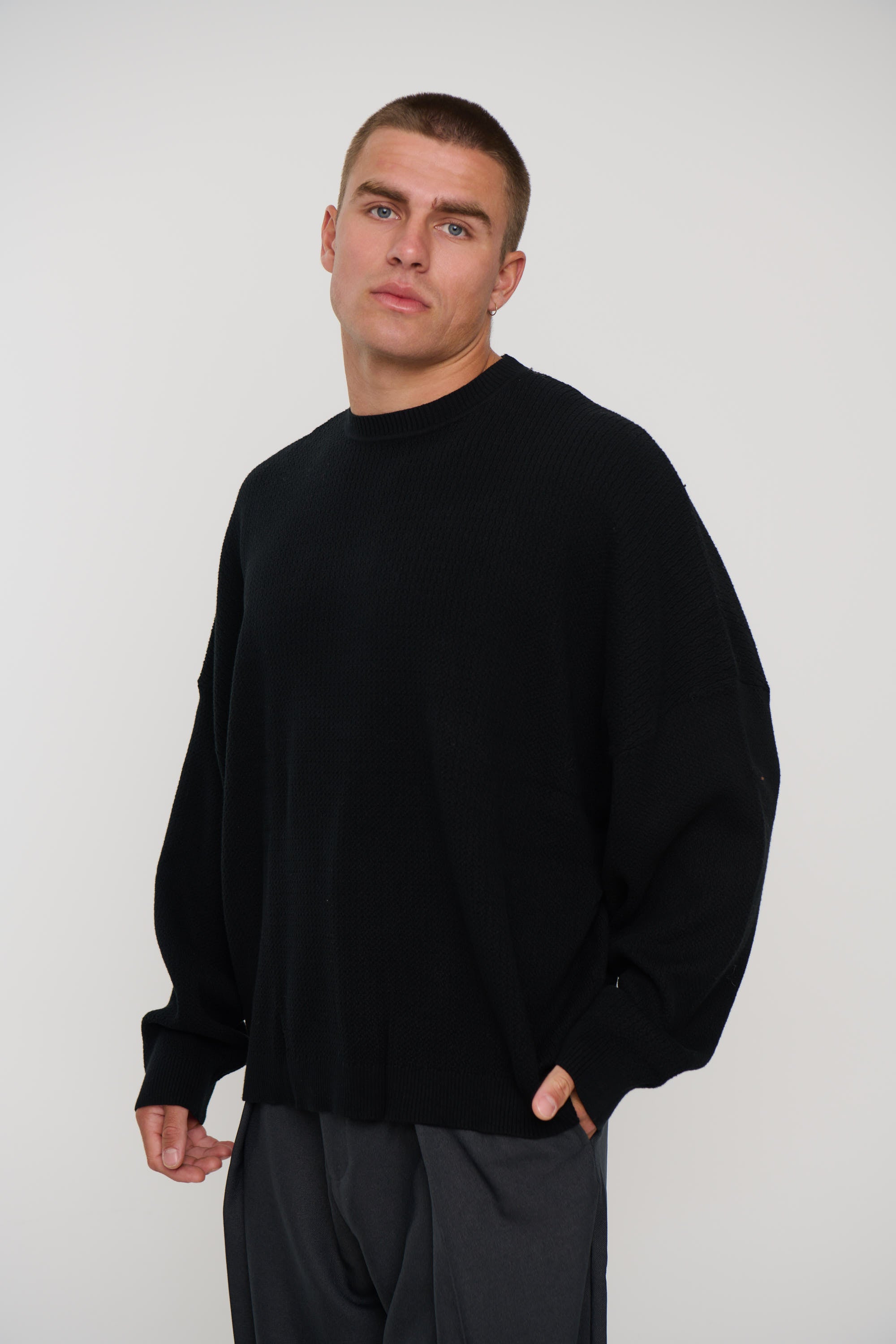 NTH Long Sleeve Knit Black