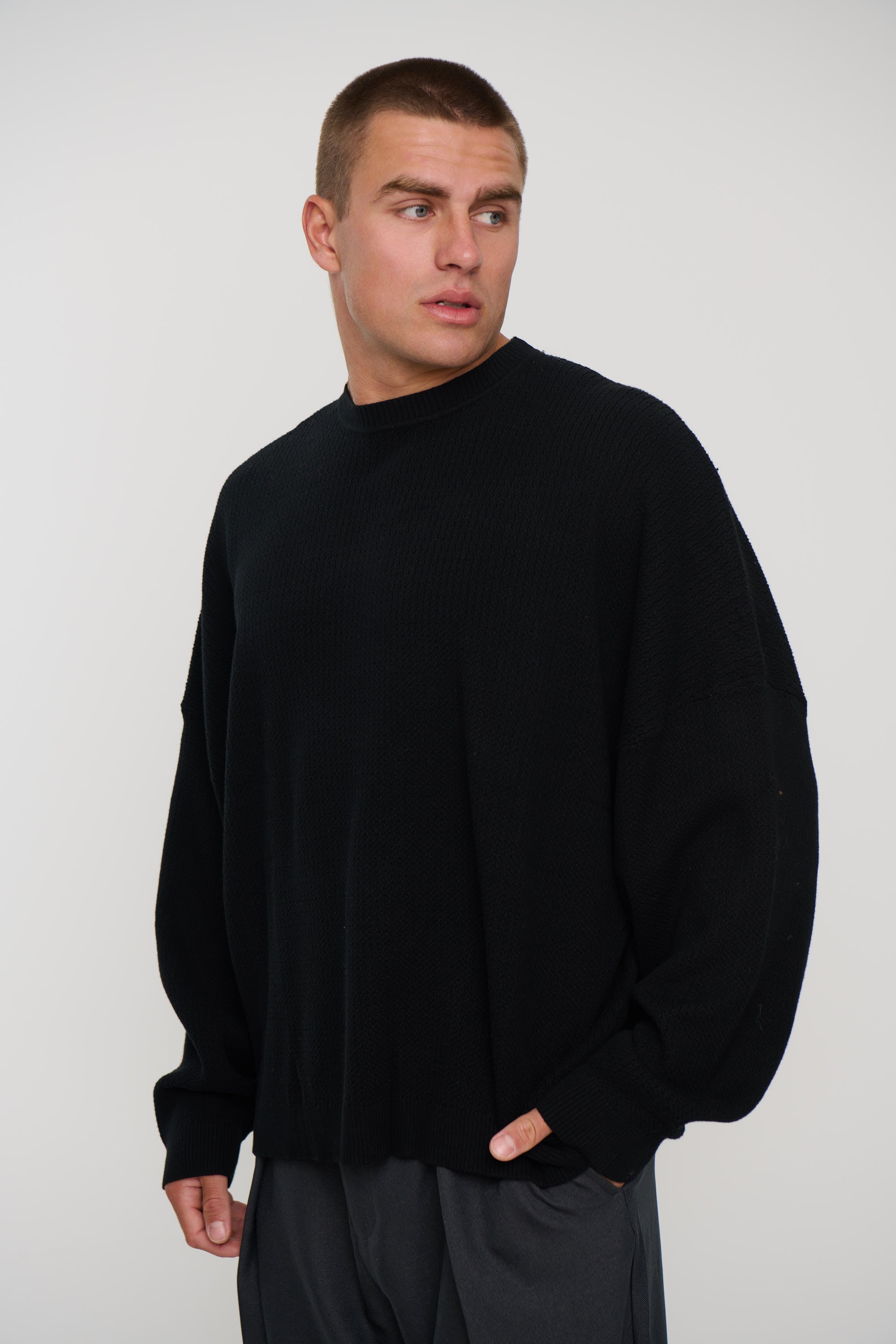 NTH Long Sleeve Knit Black
