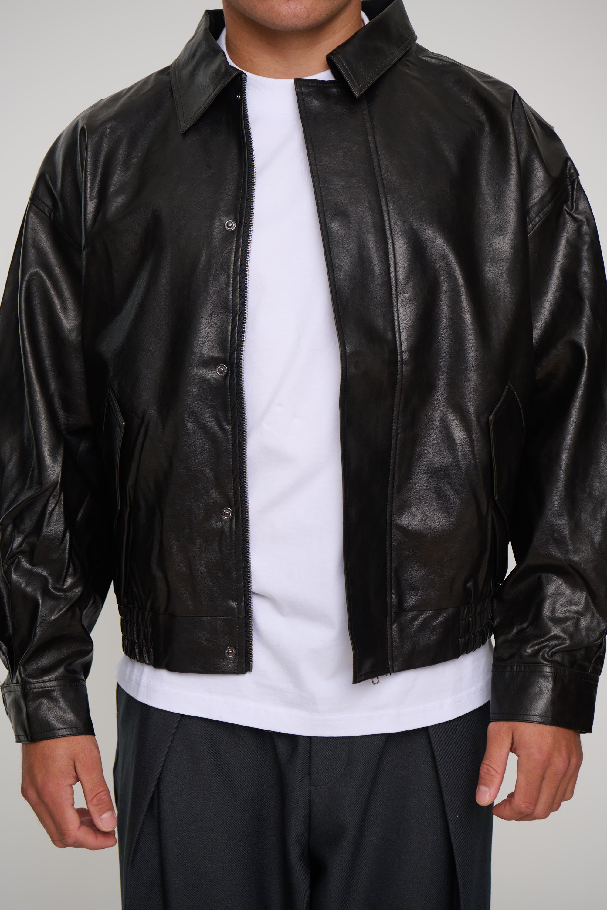 Bomber Jacket Vintage Black