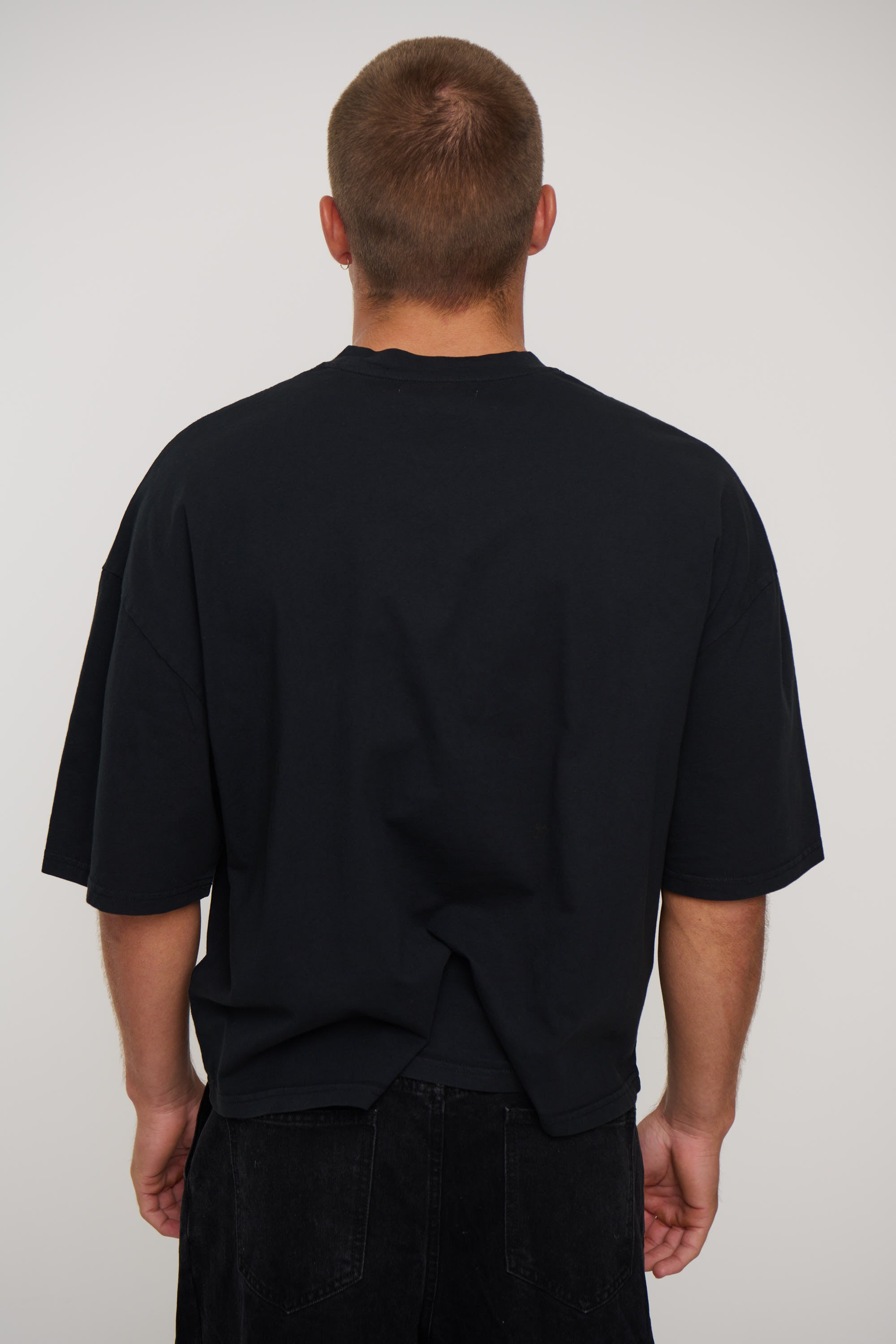 NTH Crop Box Tee Black