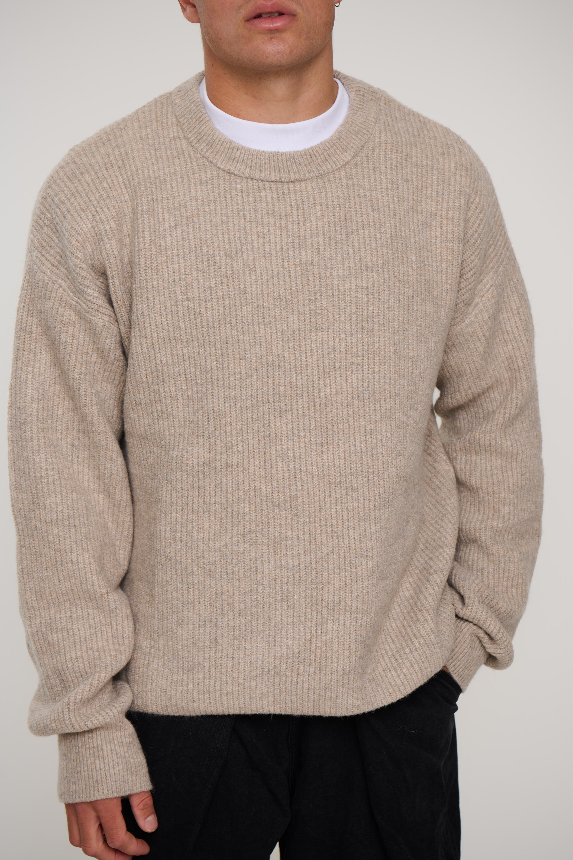 Slouch Knit Light Tan