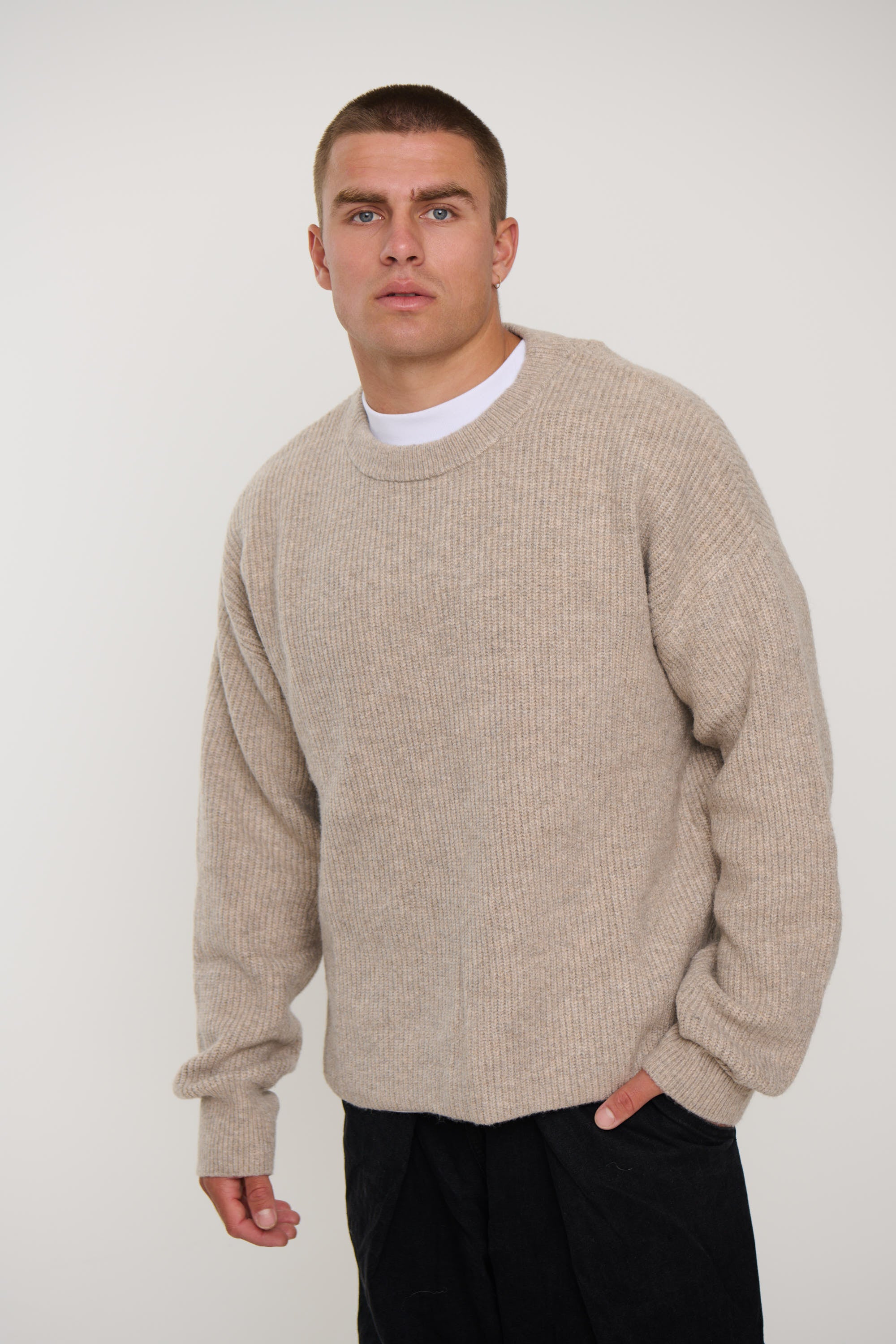 Slouch Knit Light Tan