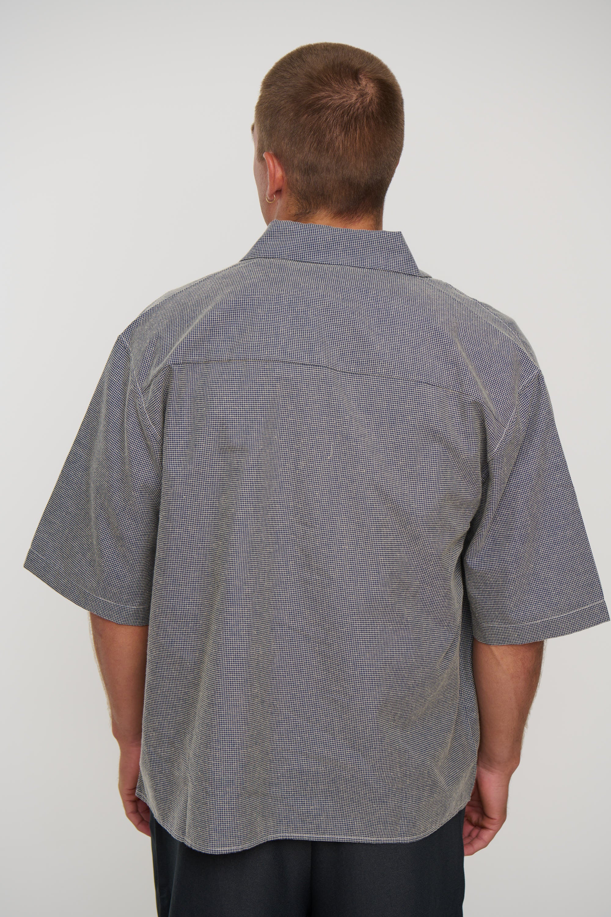 Scott Shirt Check Blue Print