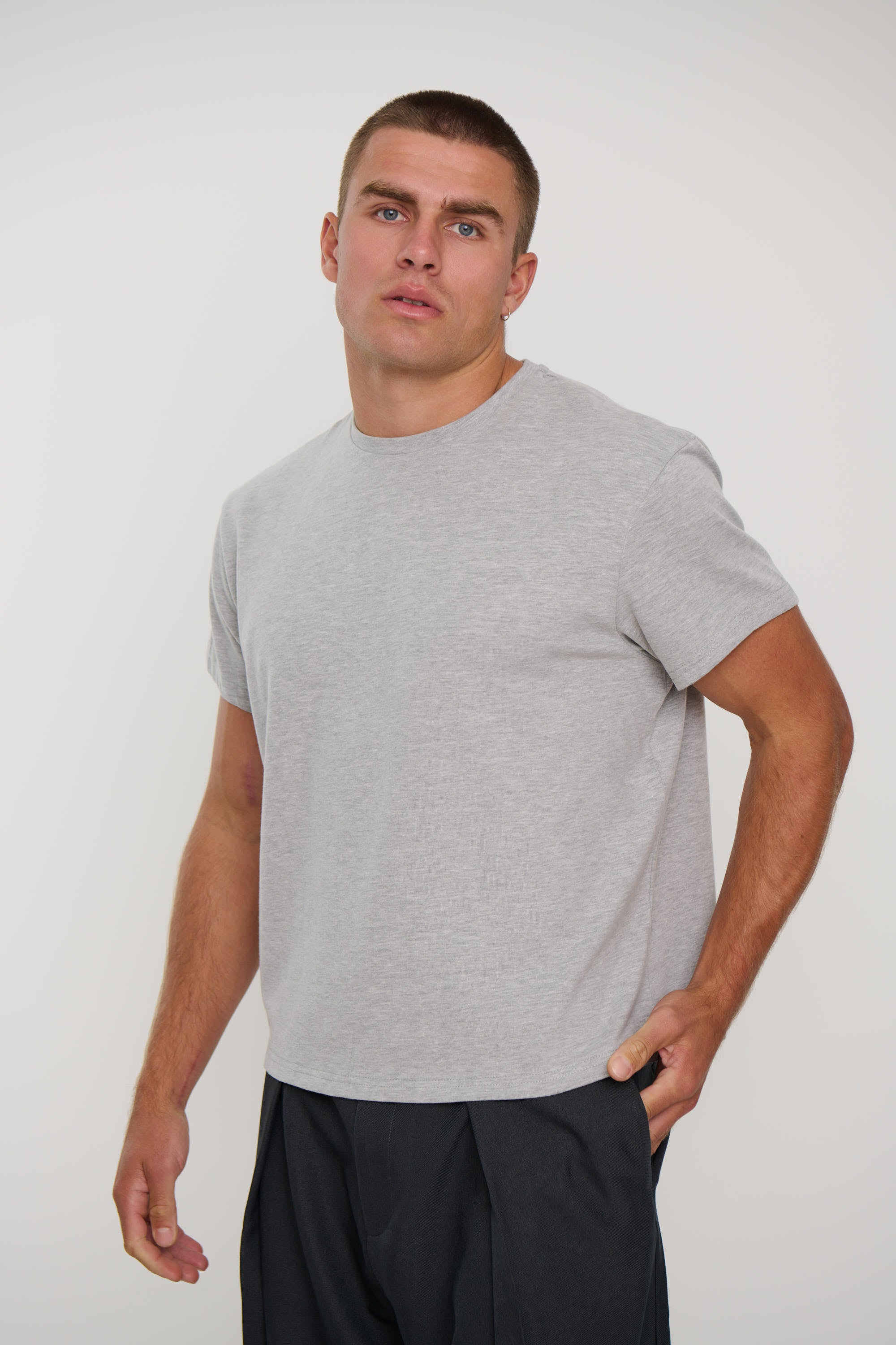 Roland Stretch Tee Grey
