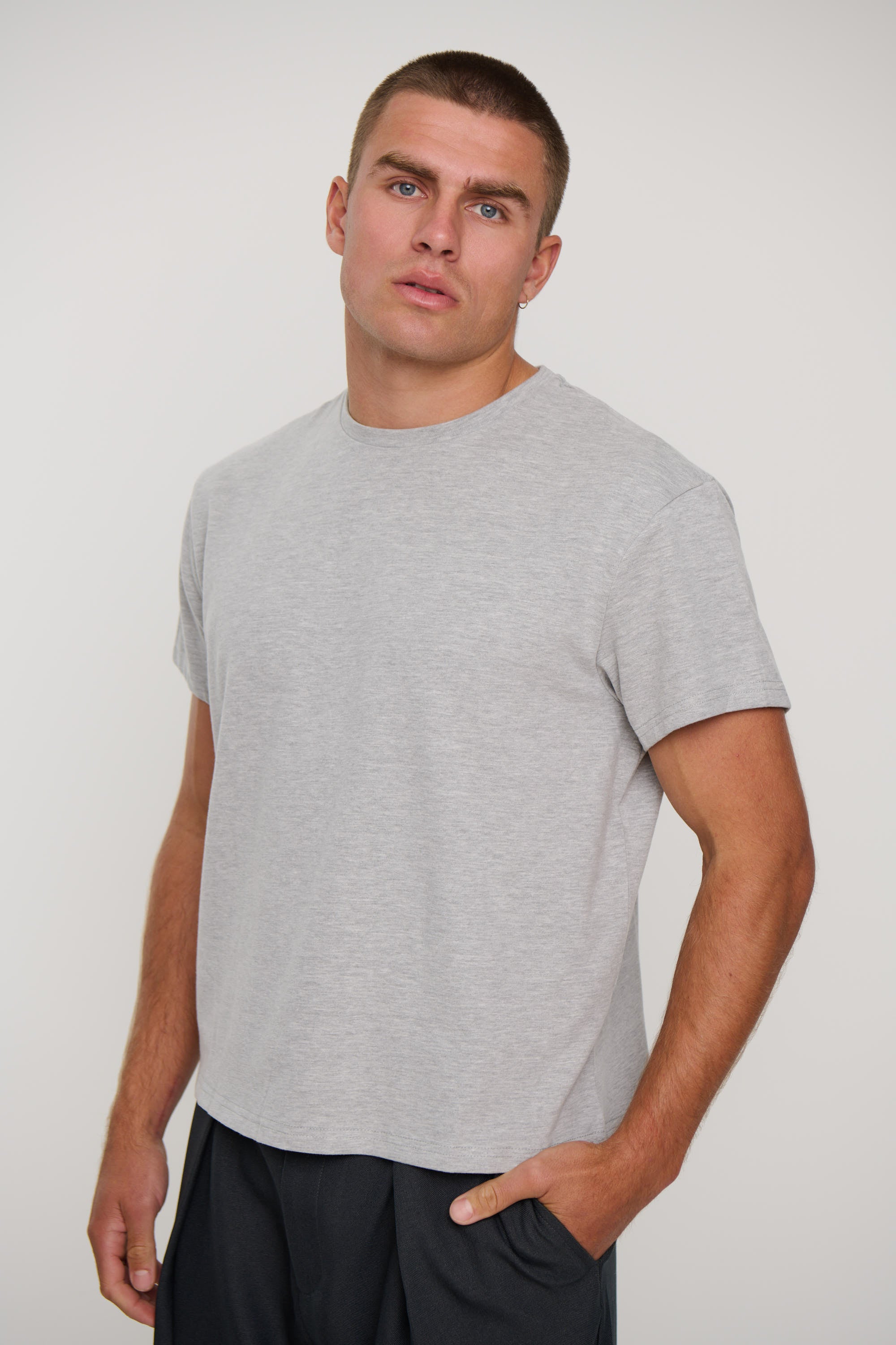Roland Stretch Tee Grey