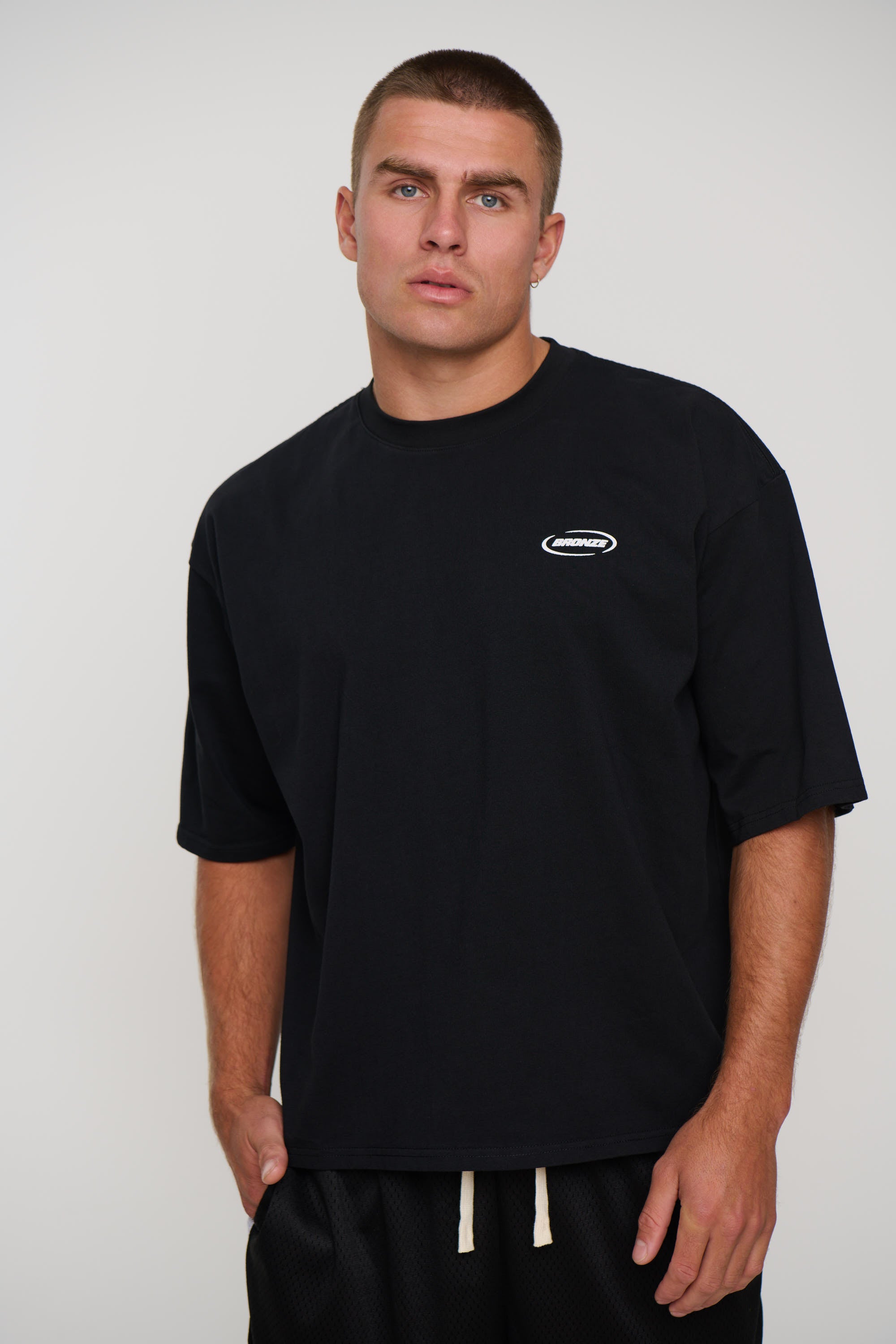 Riley Logo Tee Black