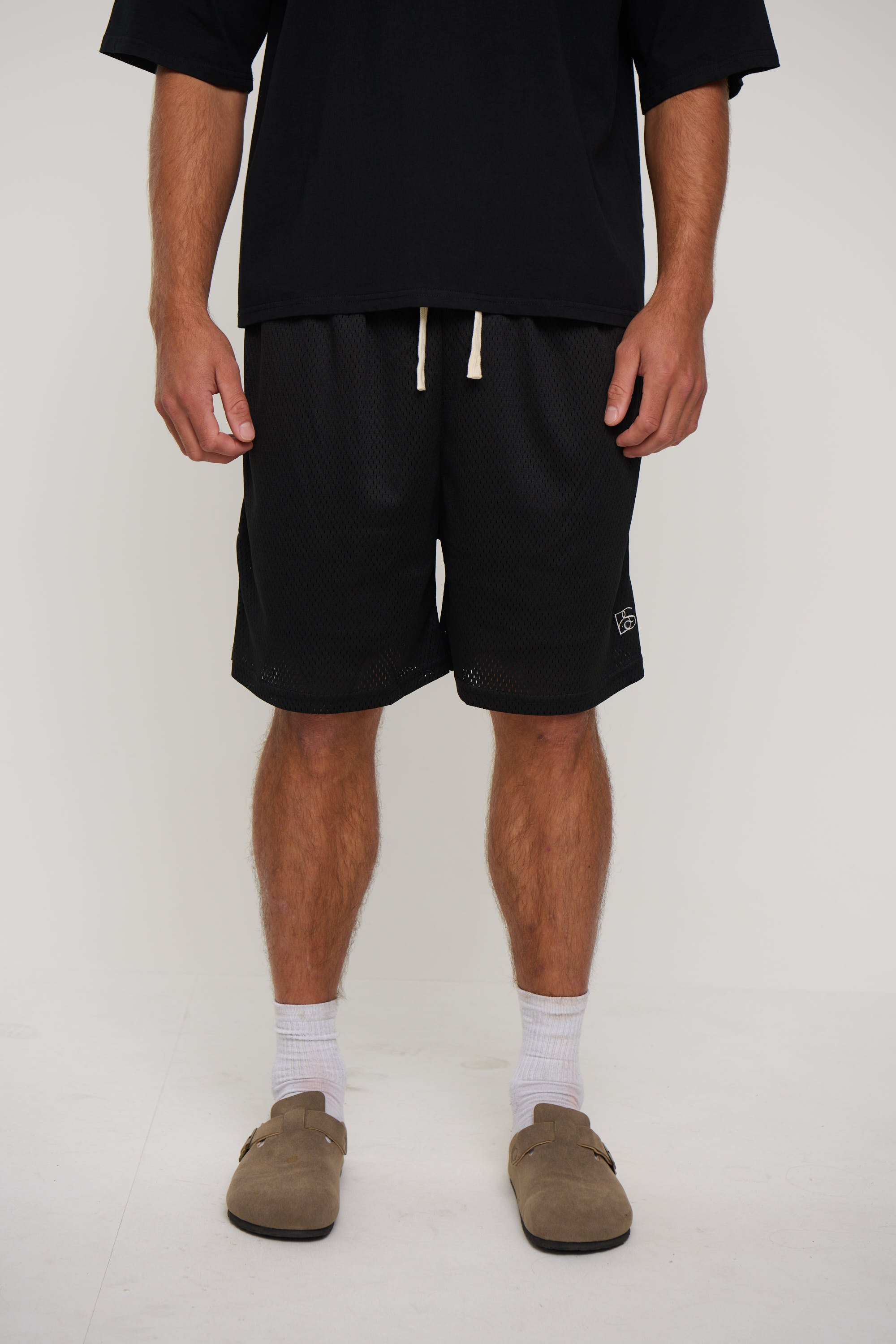 Julian Mesh Short Black