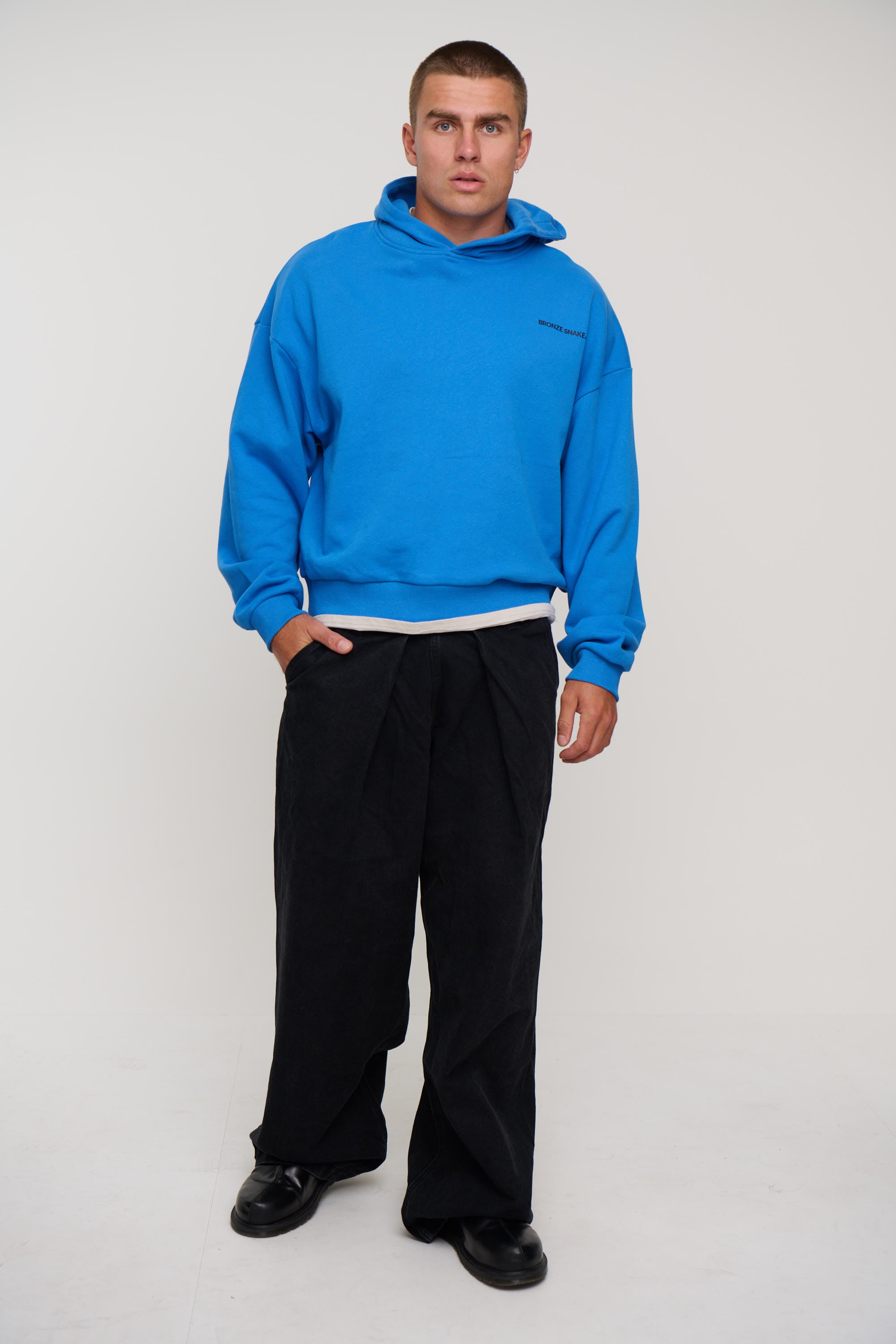 Logo Hoodie Cobalt Blue