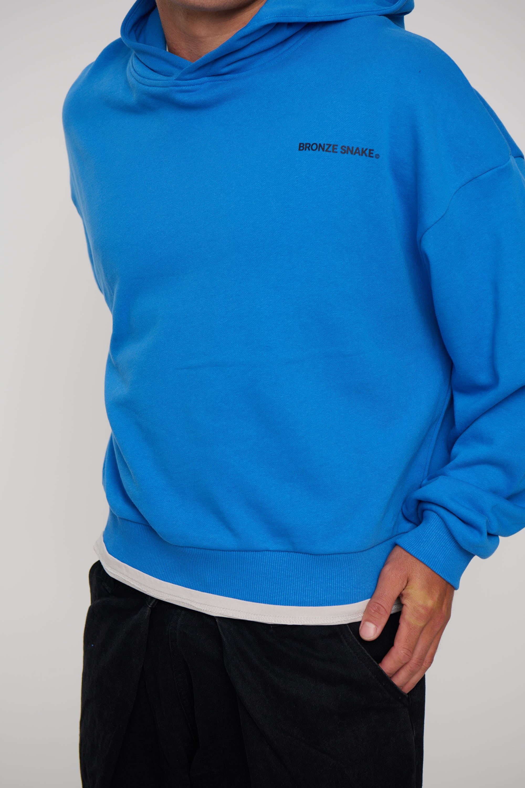 Logo Hoodie Cobalt Blue