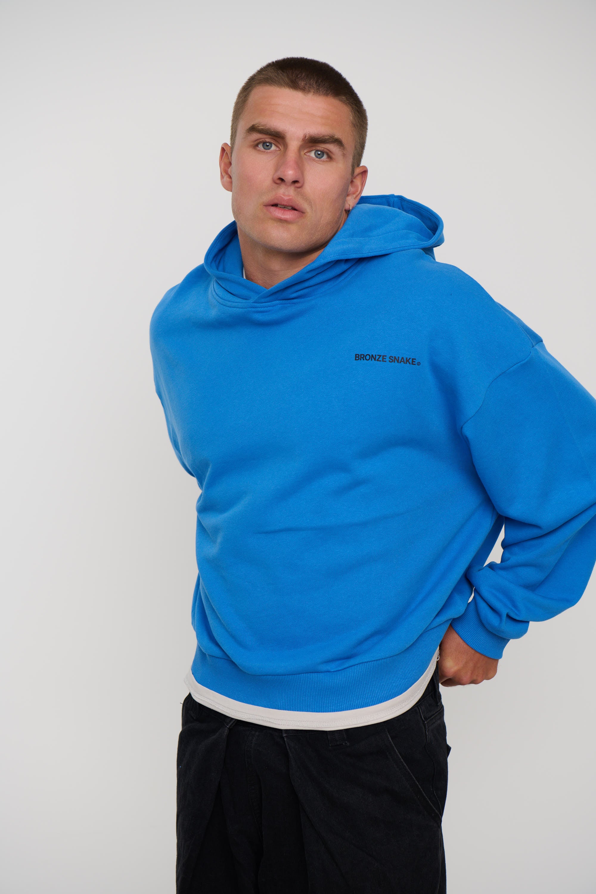 Logo Hoodie Cobalt Blue